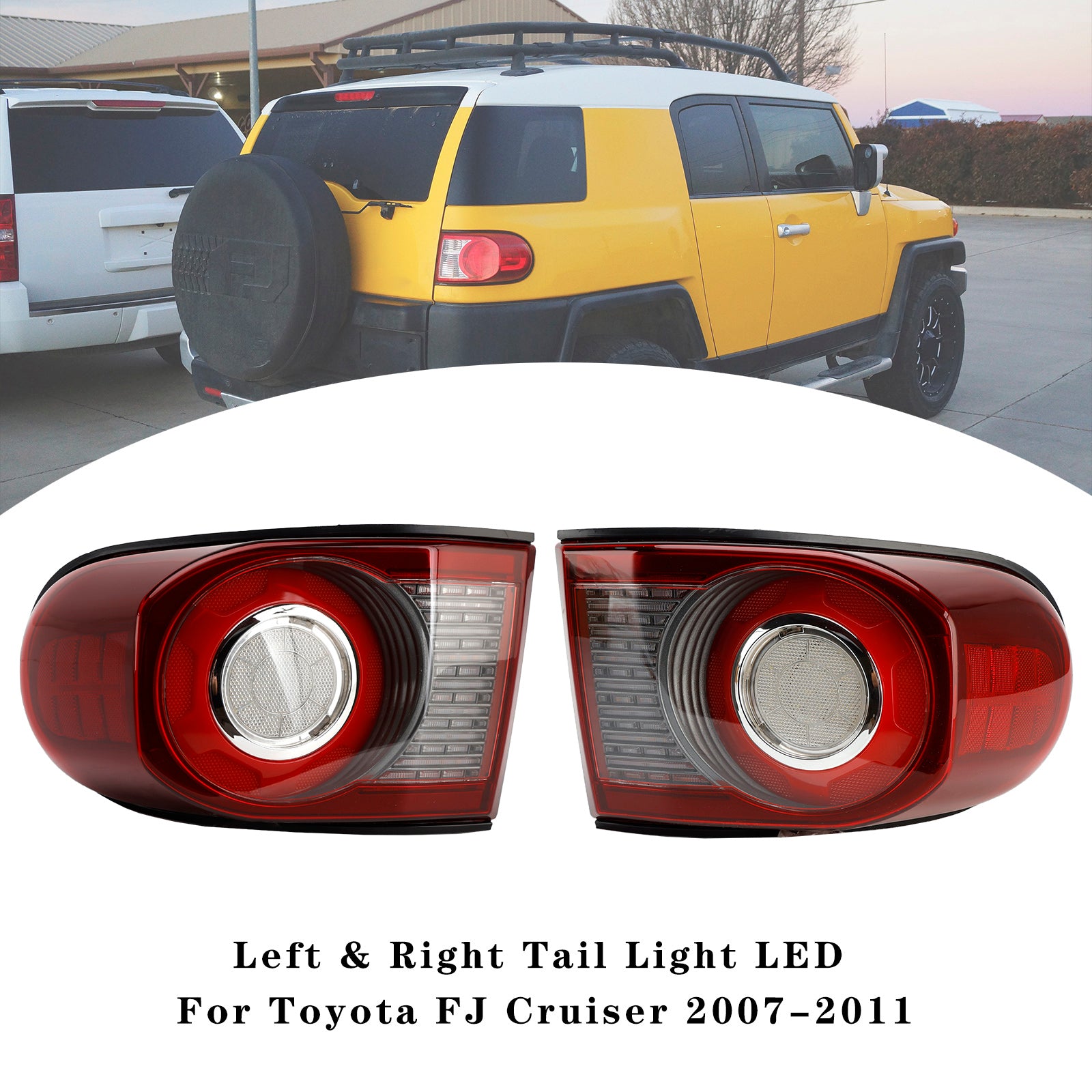 2007 FJ Cruiser TRD Special Edition Left & Right Tail Light LED 8155135341 8156135301 TO2800169