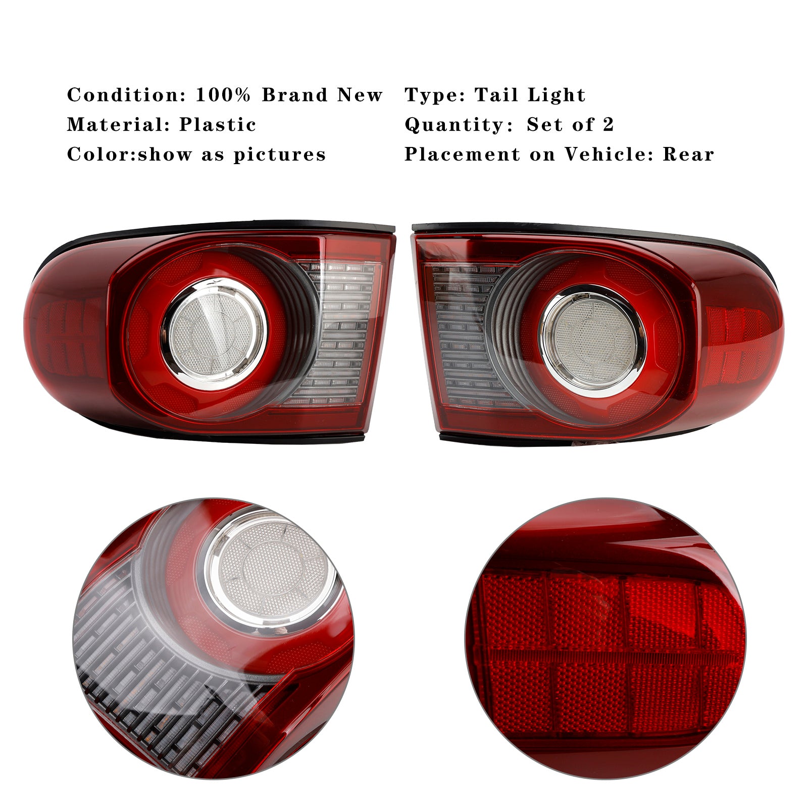 2007 FJ Cruiser TRD Special Edition Left & Right Tail Light LED 8155135341 8156135301 TO2800169