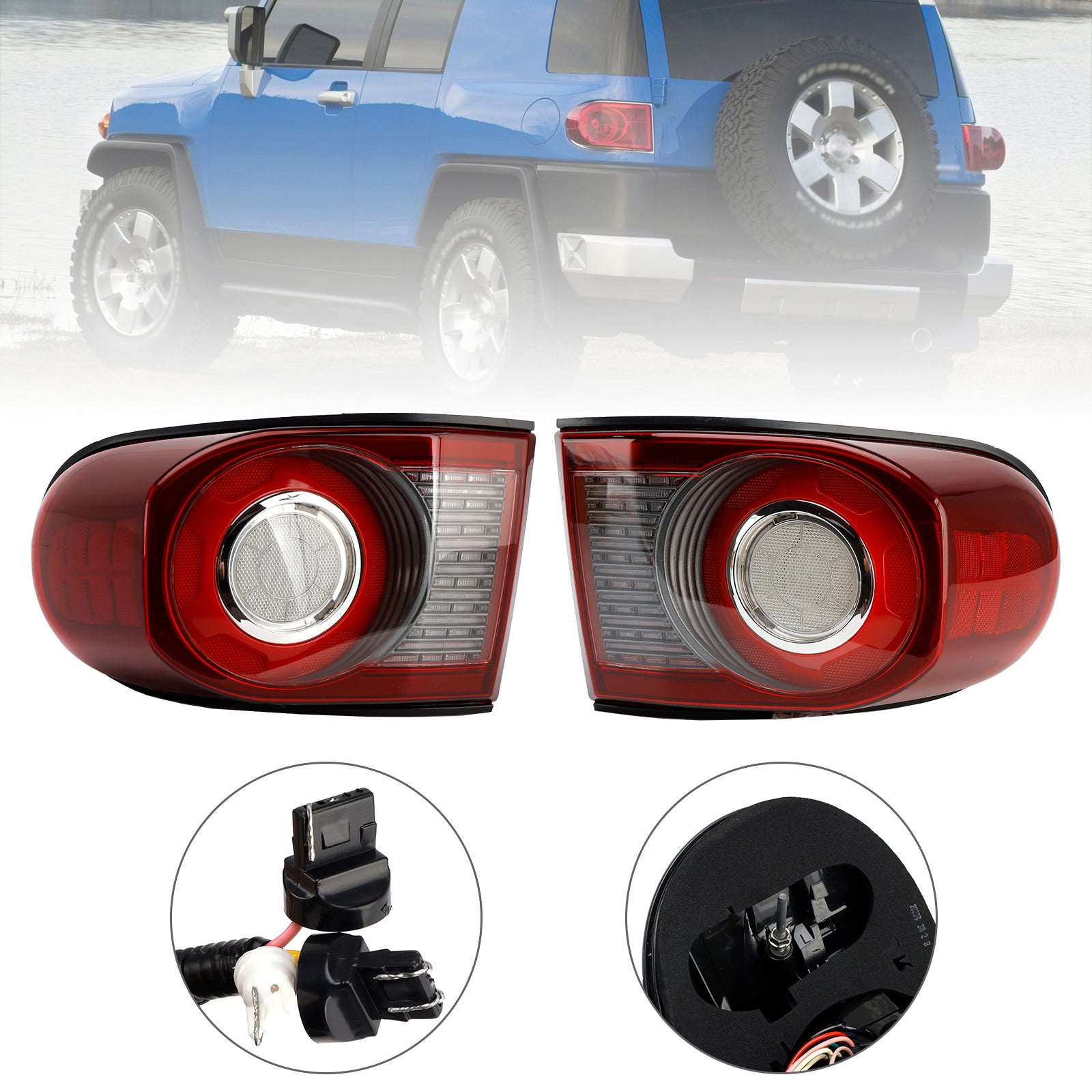 2008 FJ Cruiser Trail Teams Special Edition Left & Right Tail Light LED 8155135341 8156135301 TO2800169