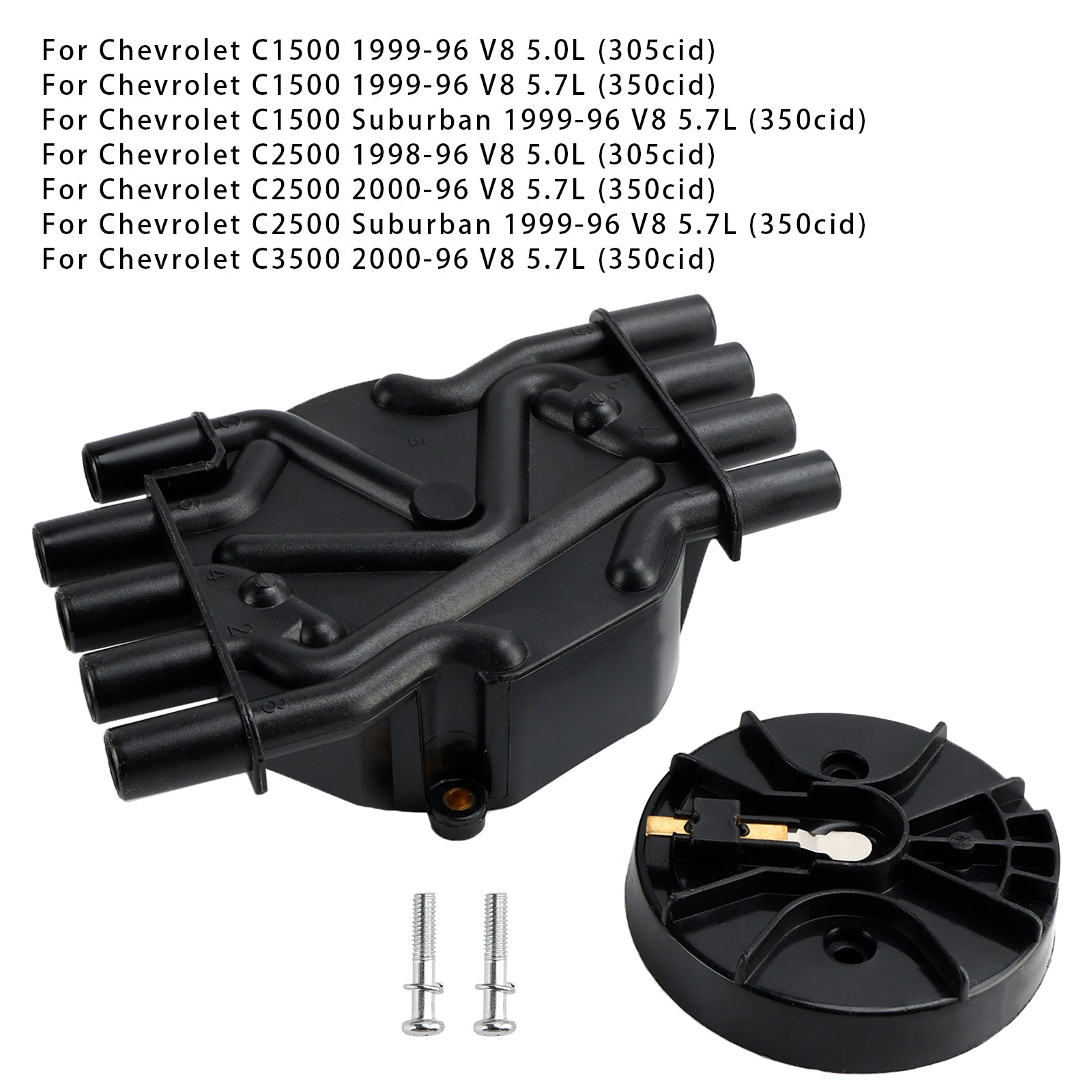 Distributor Cap and Rotor Kit 10452459 For Chevy K1500 GMC 5.7L Vortec