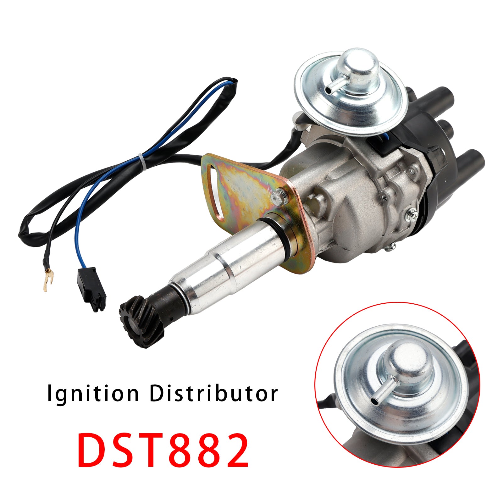 Ignition Distributor w/Cap & Rotor DST882 For Mazda B2200 1987-1993