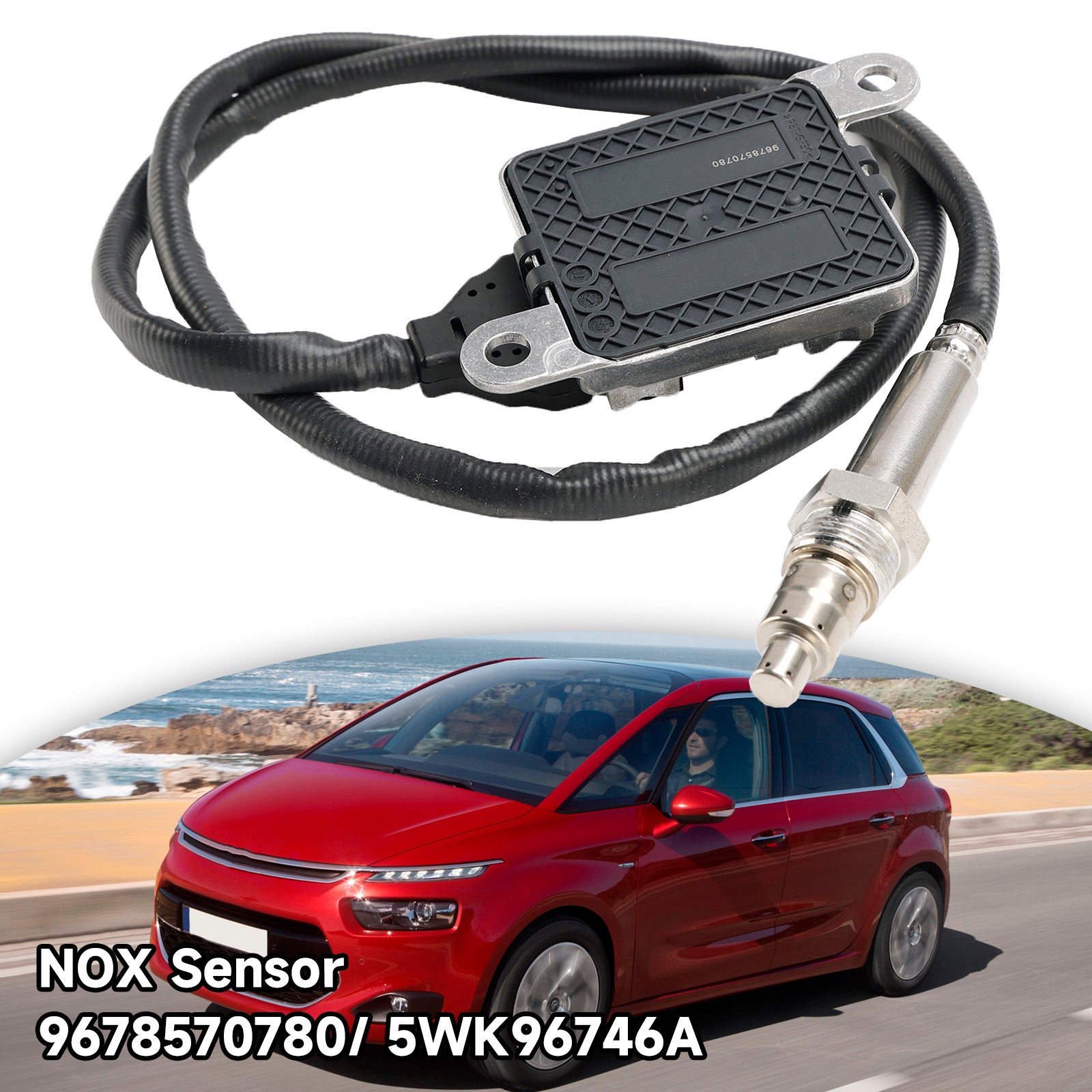 Nox Nitrogen Oxide Sensor 9678570780 For Citroen Peugeot 1.6HDi 2.0 HDi Diesel