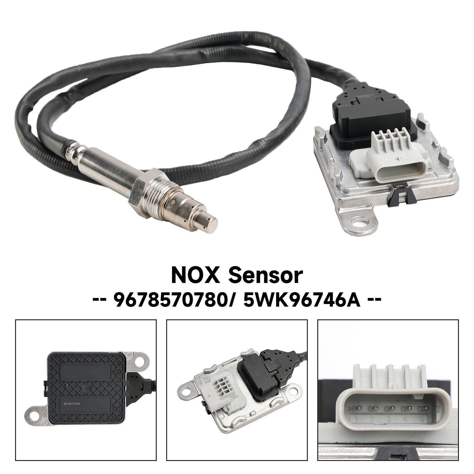 Nox Nitrogen Oxide Sensor 9678570780 For Citroen Peugeot 1.6HDi 2.0 HDi Diesel