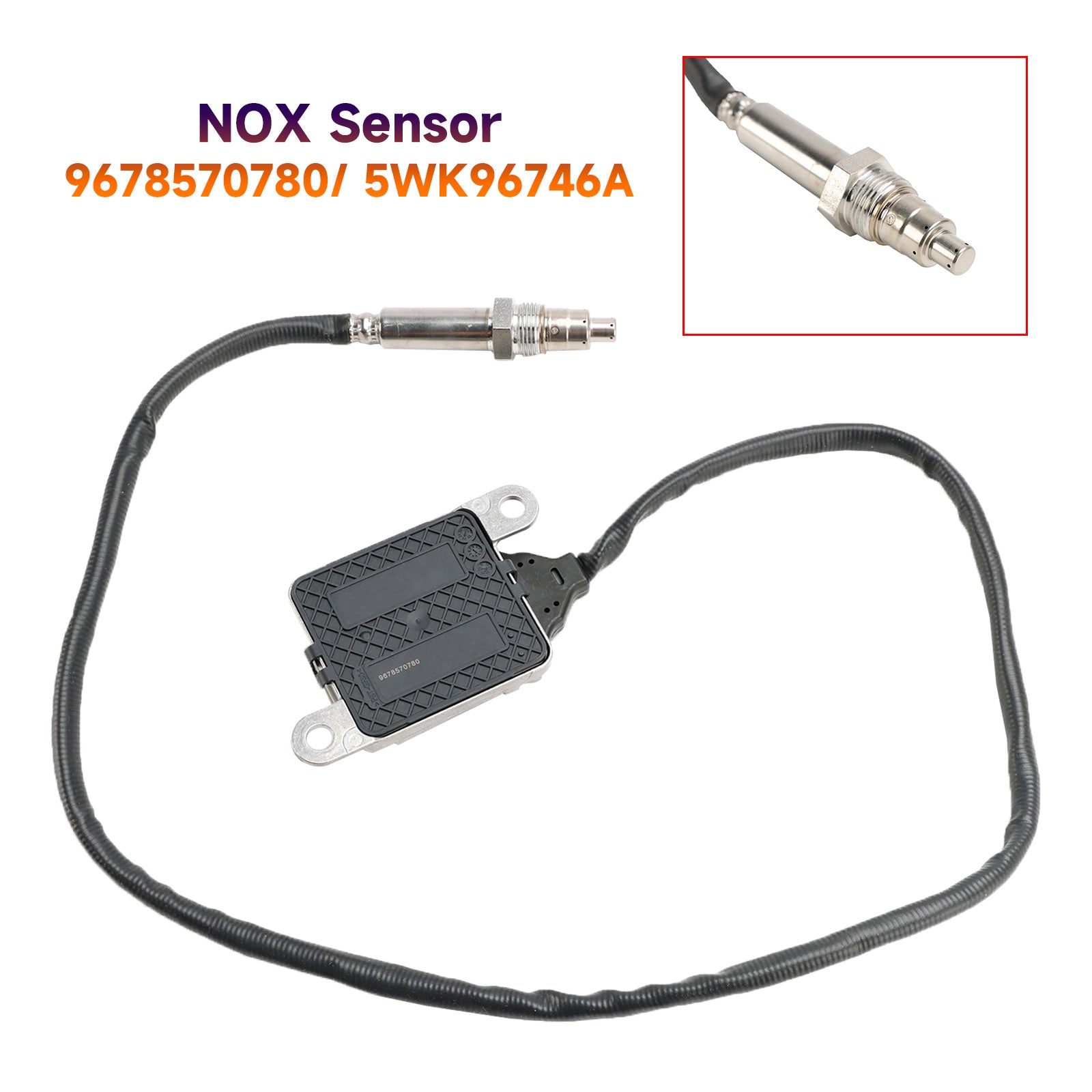Nox Nitrogen Oxide Sensor 9678570780 For Citroen Peugeot 1.6HDi 2.0 HDi Diesel
