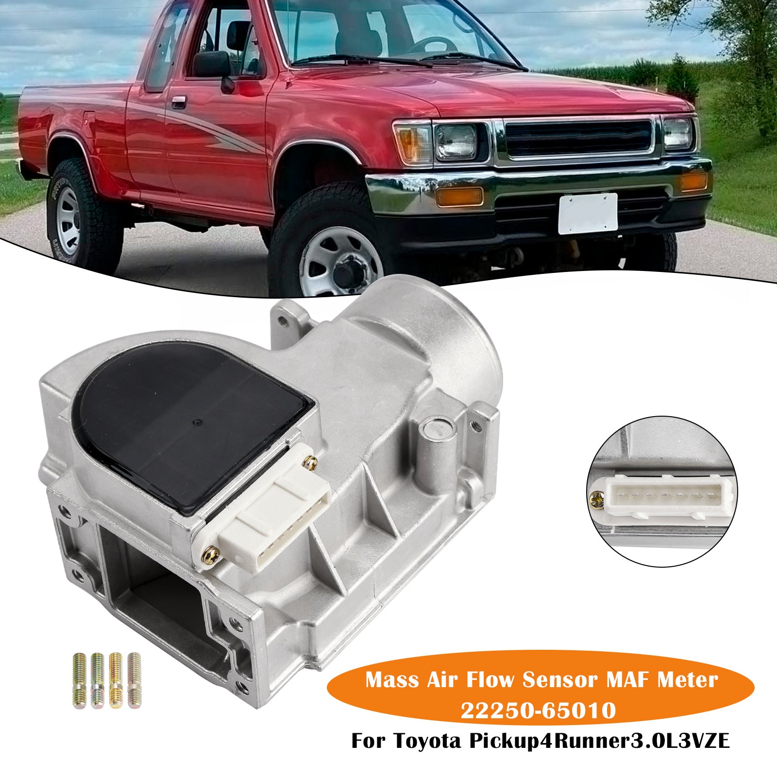 197100-4090 Mass Air Flow Meter Sensor For Mazda 323 Miata Protege 1990-1994