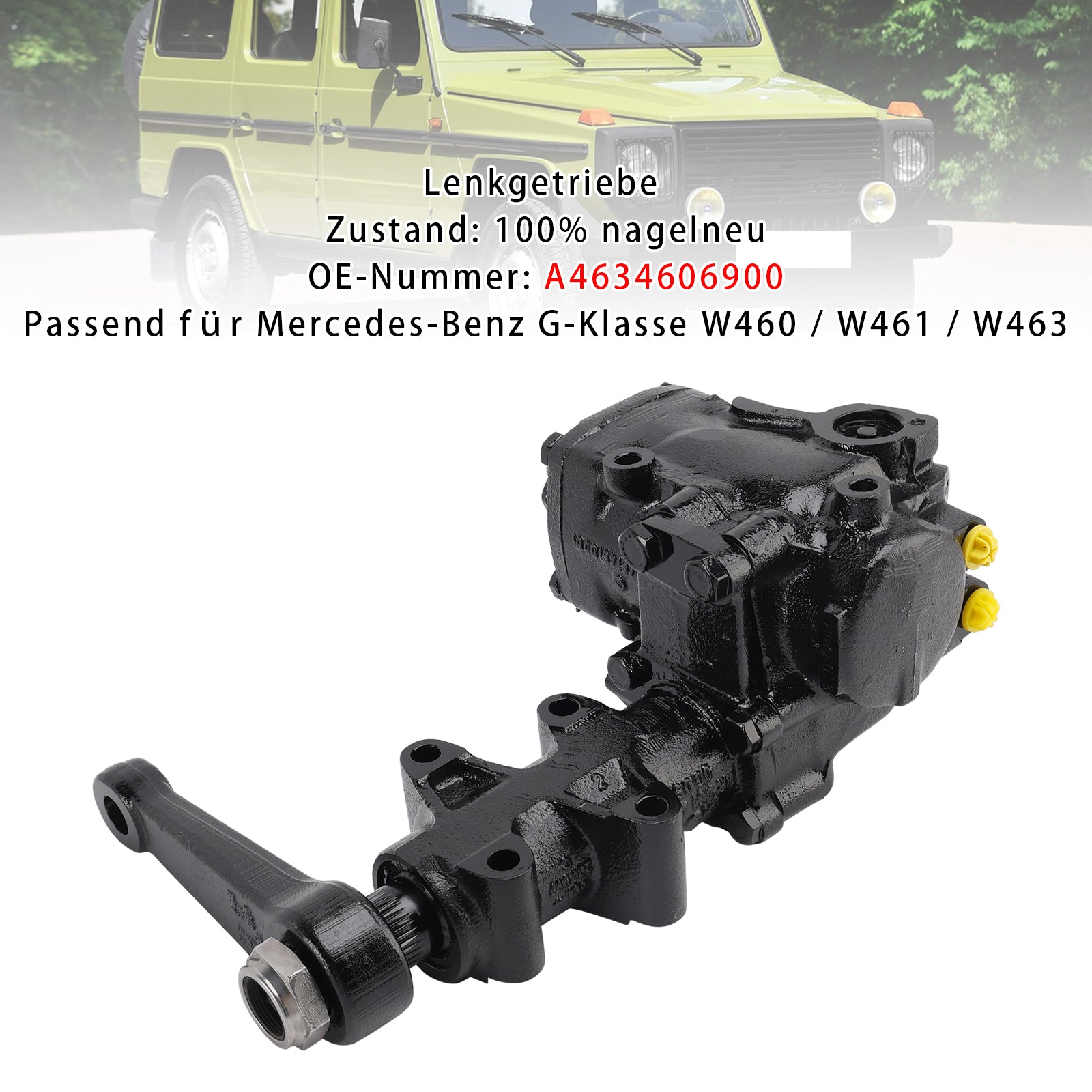 Mercedes G-Class W460 W461 W463 Steering Gear Box A4634606900 A4614610001H