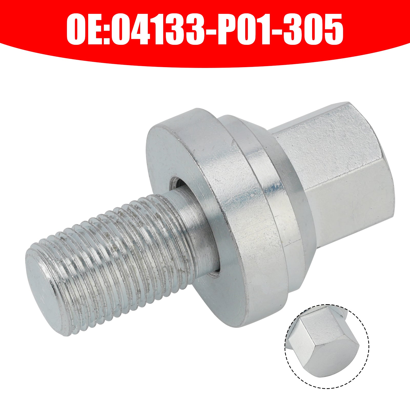 1988-1991 Honda CRX 04133-P01-305 Crank Pulley Bolt D16Z6 D16 D15 D16Y8 D Series