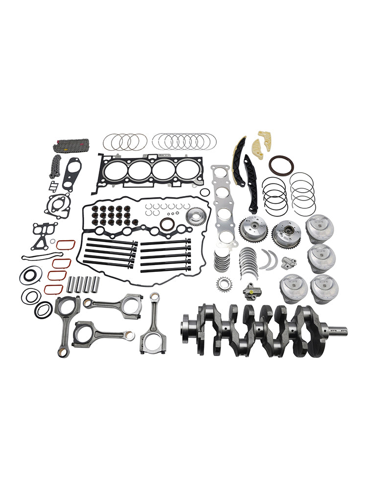 G4KJ Engine Overhaul Rebuild Kit w/Crankshaft & Rods & Timing Kit For Kia 2.4L