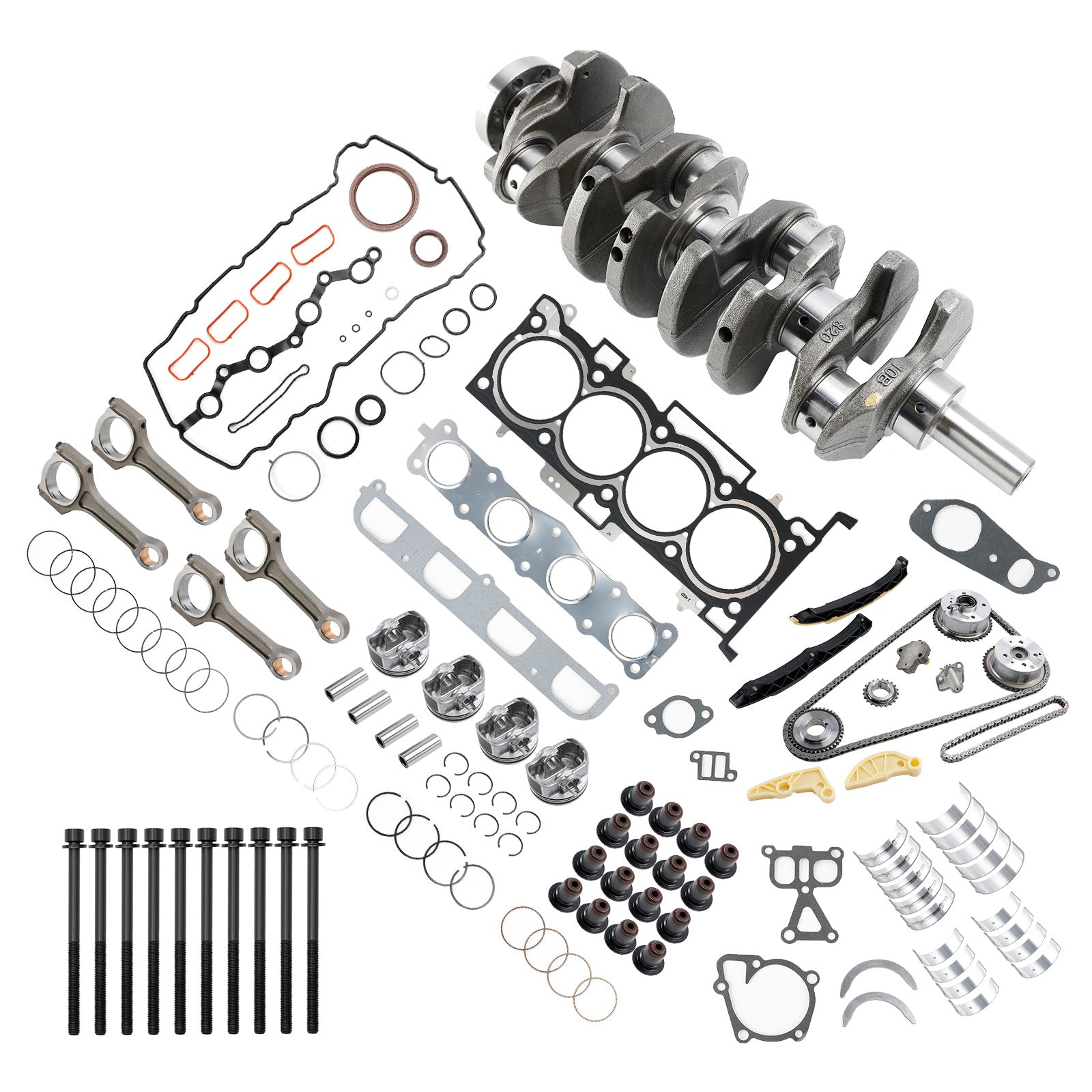 2021-2022 Hyundai Creta (SU2r) G4KH 2.0T Engine Rebuild Kit w/ Crankshaft Con Rods Timing Kit