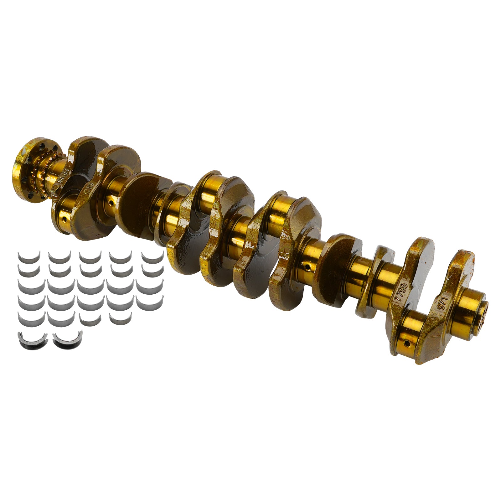 Crankshaft with Main & Conrod Bearings STD for BMW Series 3 4 5 X3 X5 X6 N57D30