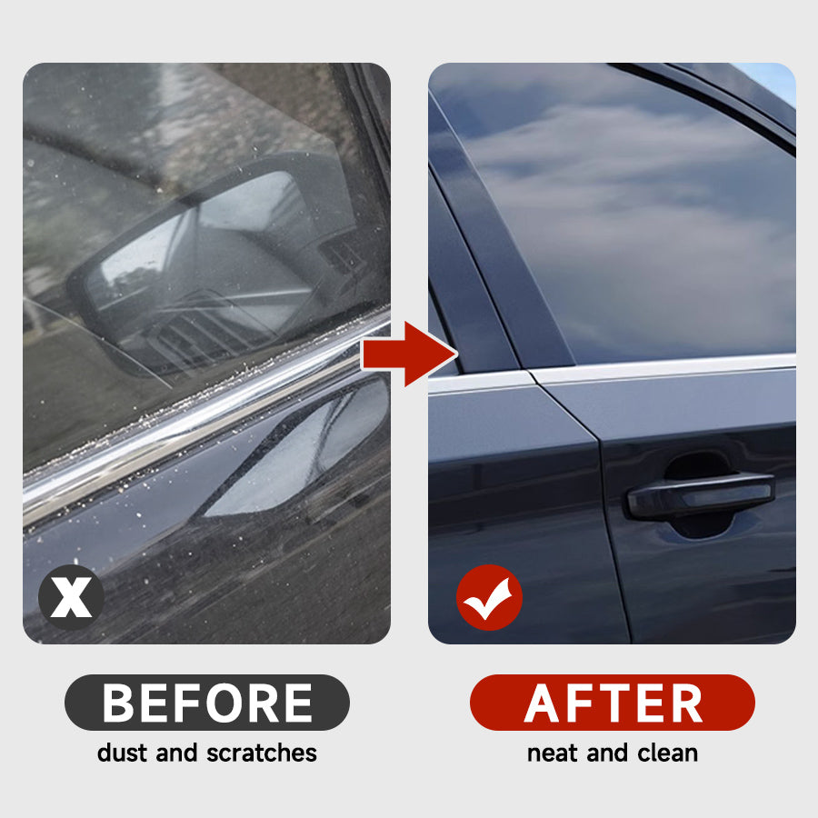 4x Car Window Moulding Trim Weatherstrips Seal For 2007-2011 Honda CR-V CRV