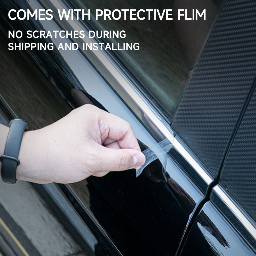 4x Car Window Moulding Trim Weatherstrips Seal For 2007-2011 Honda CR-V CRV