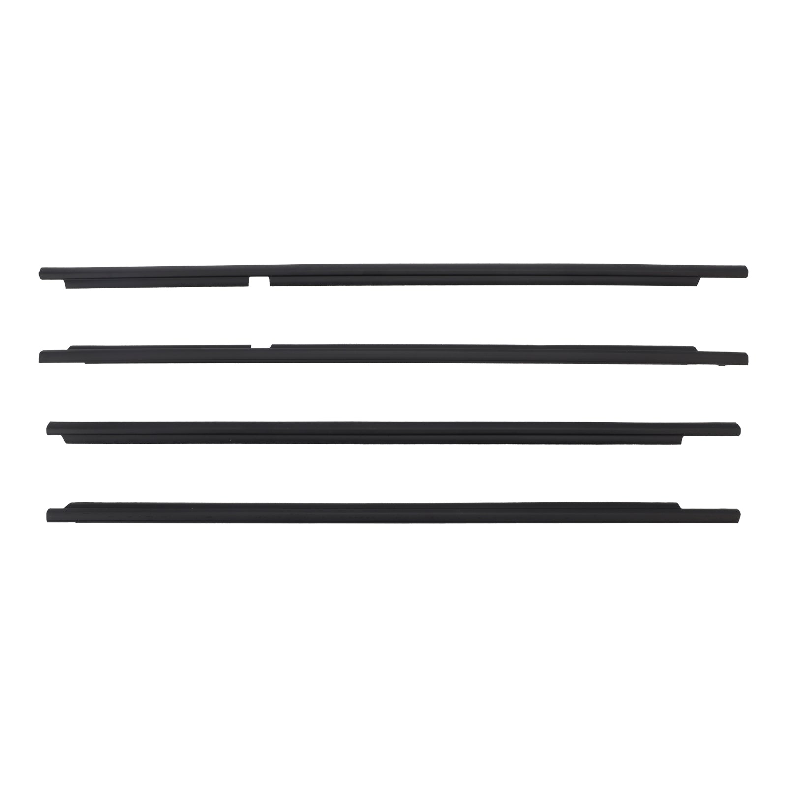 1998-2007 Toyota Land Cruiser LC100 4PCS Door Glass Belt Outer Molding Weatherstrip