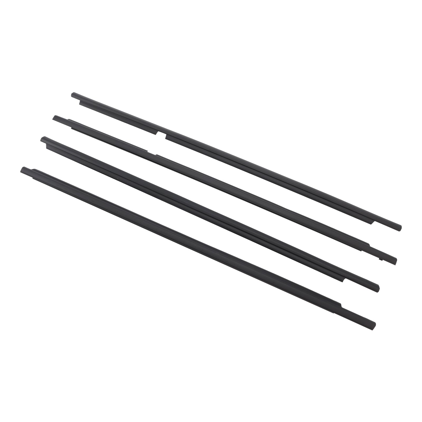 1998-2007 Toyota Land Cruiser LC100 4PCS Door Glass Belt Outer Molding Weatherstrip