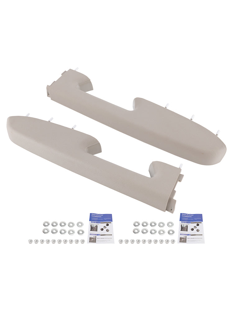 Front Armrest Repair Kit Fit For Chevy Silverado 1500 2500HD 3500HD 10-2014 Gray