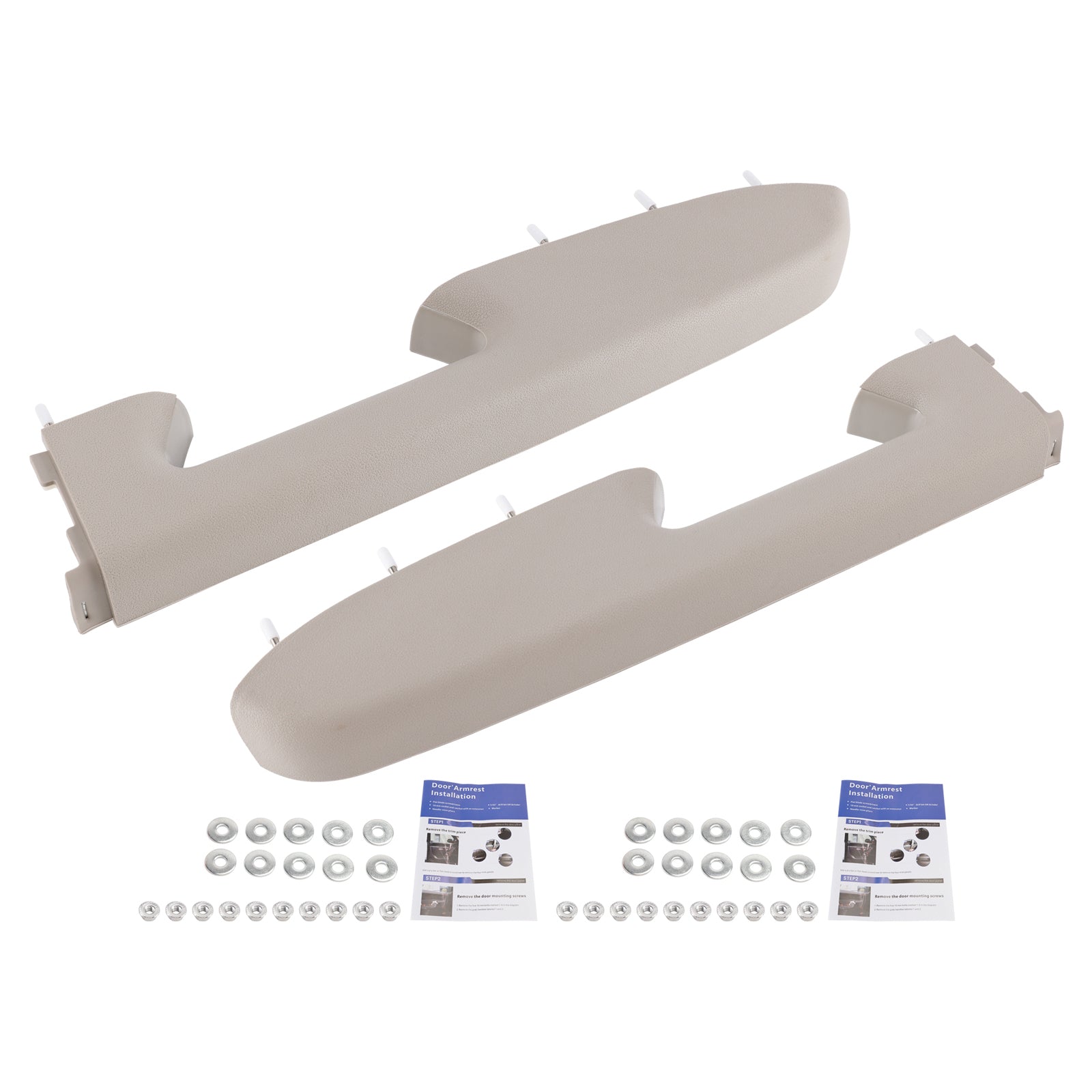 Front Armrest Repair Kit Fit For Chevy Silverado 1500 2500HD 3500HD 10-2014 Gray