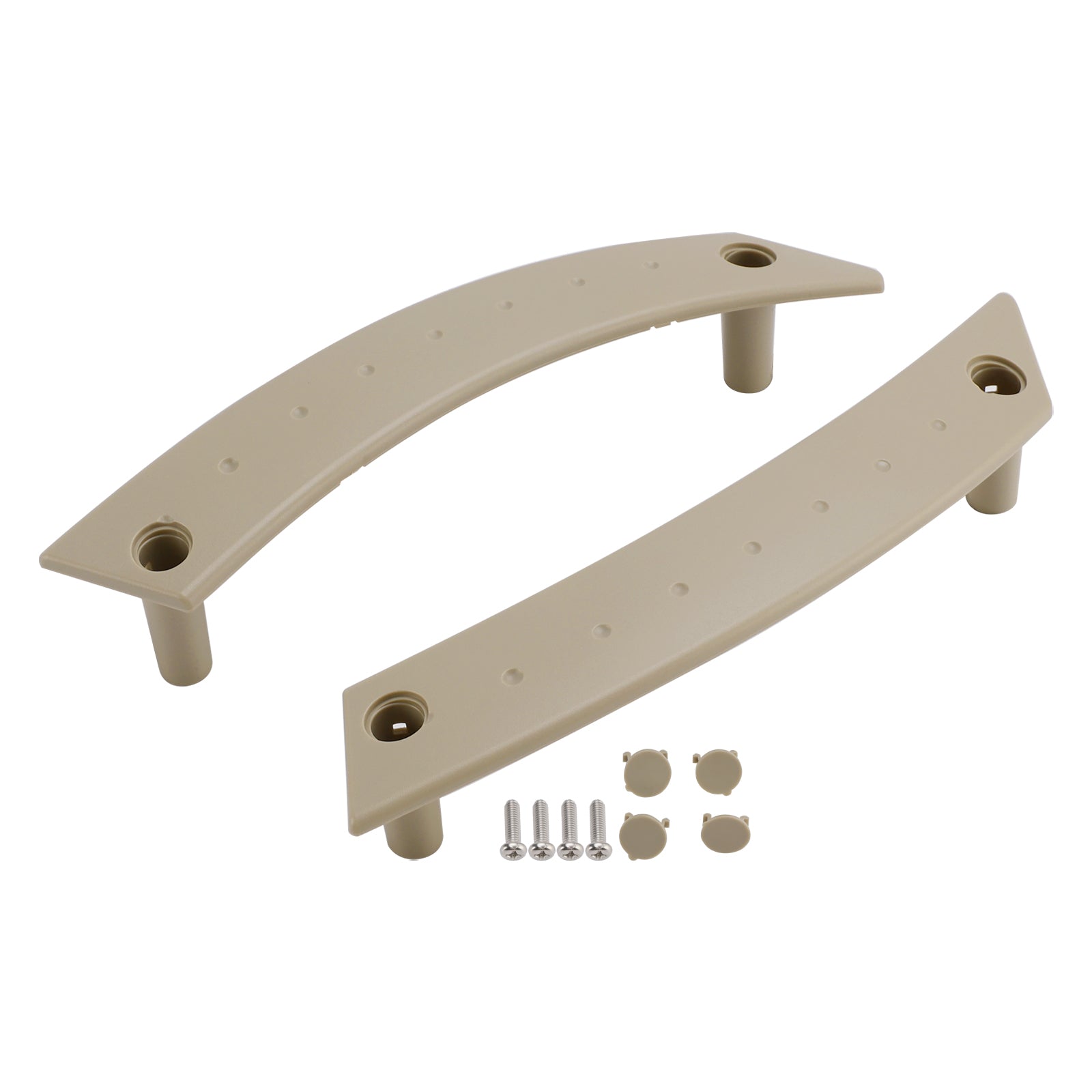 Pair Interior Door Panel Pull Handle Repair Kit Tan For VW Beetle 2000-2010