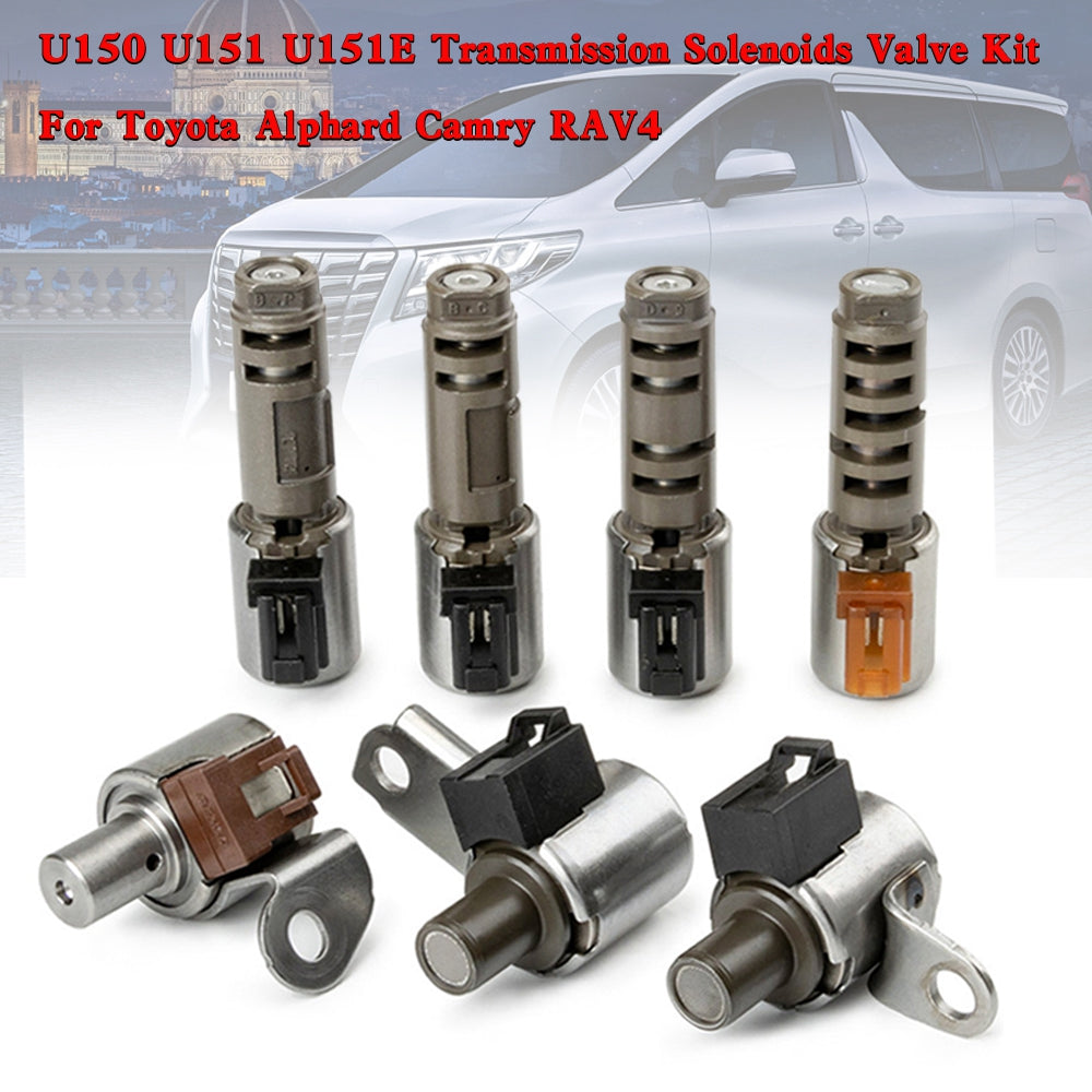 Toyota Alphard Camry RAV4 U150 U151 U151E Transmission Solenoids Valve Kit