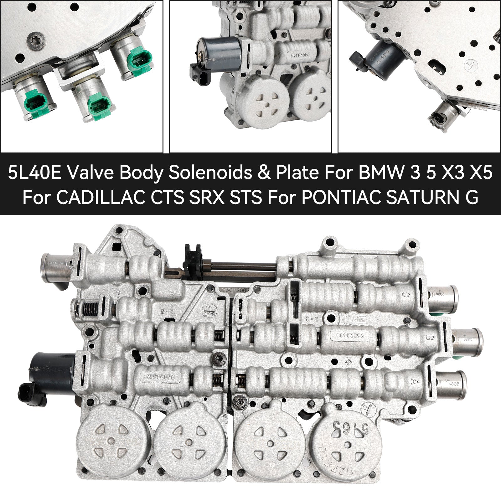 2000-2011 BMW 5 SERIES 5L40E P1347406 Valve Body Solenoids & Plate 2.2L 2.5L 2.8L 2.9L 3.0L V8 4.4L