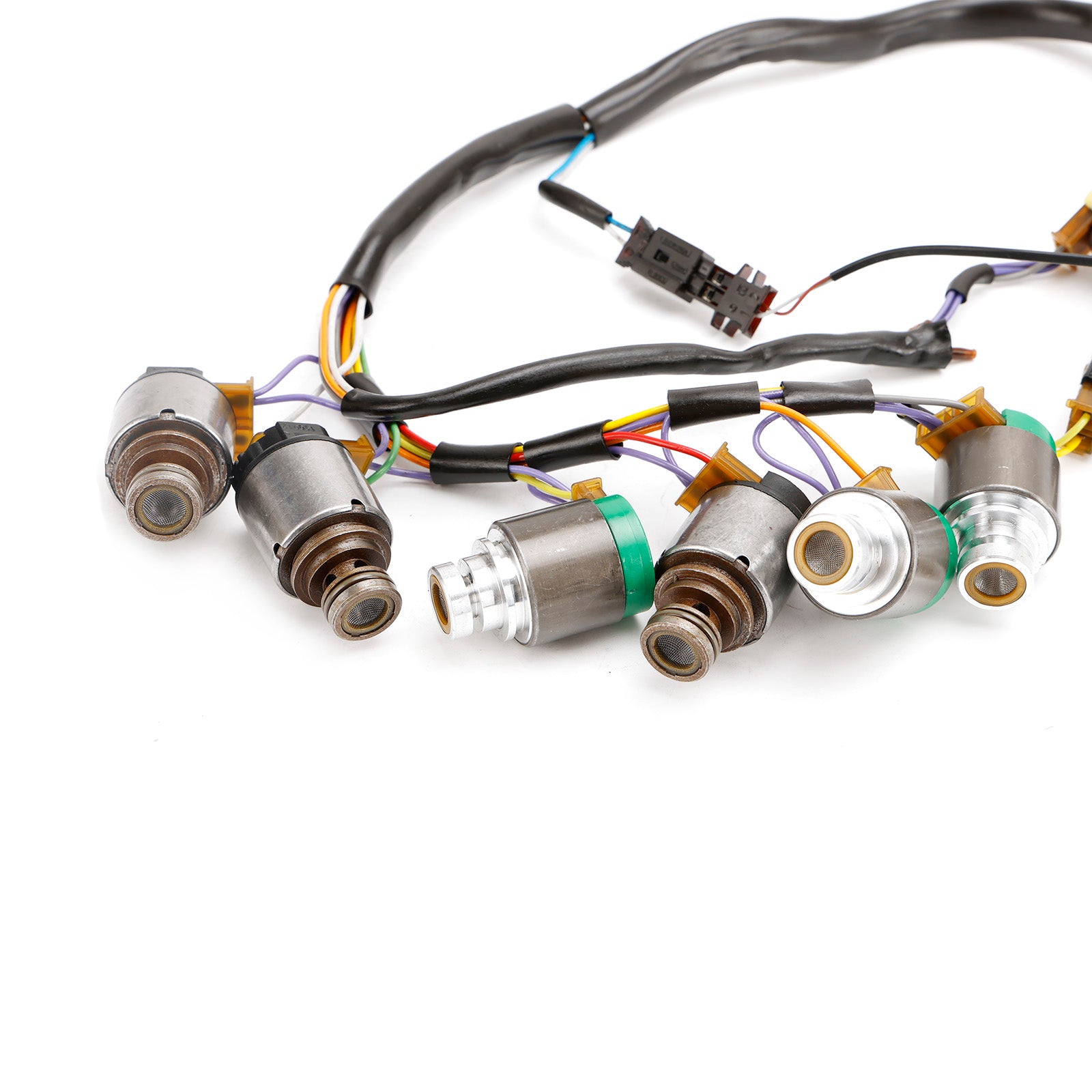 Audi(ZF5HP-19FL, FLA(01V) 1995-ON) 내부 하네스가 있는 7개 5HP19 변속기 솔레노이드