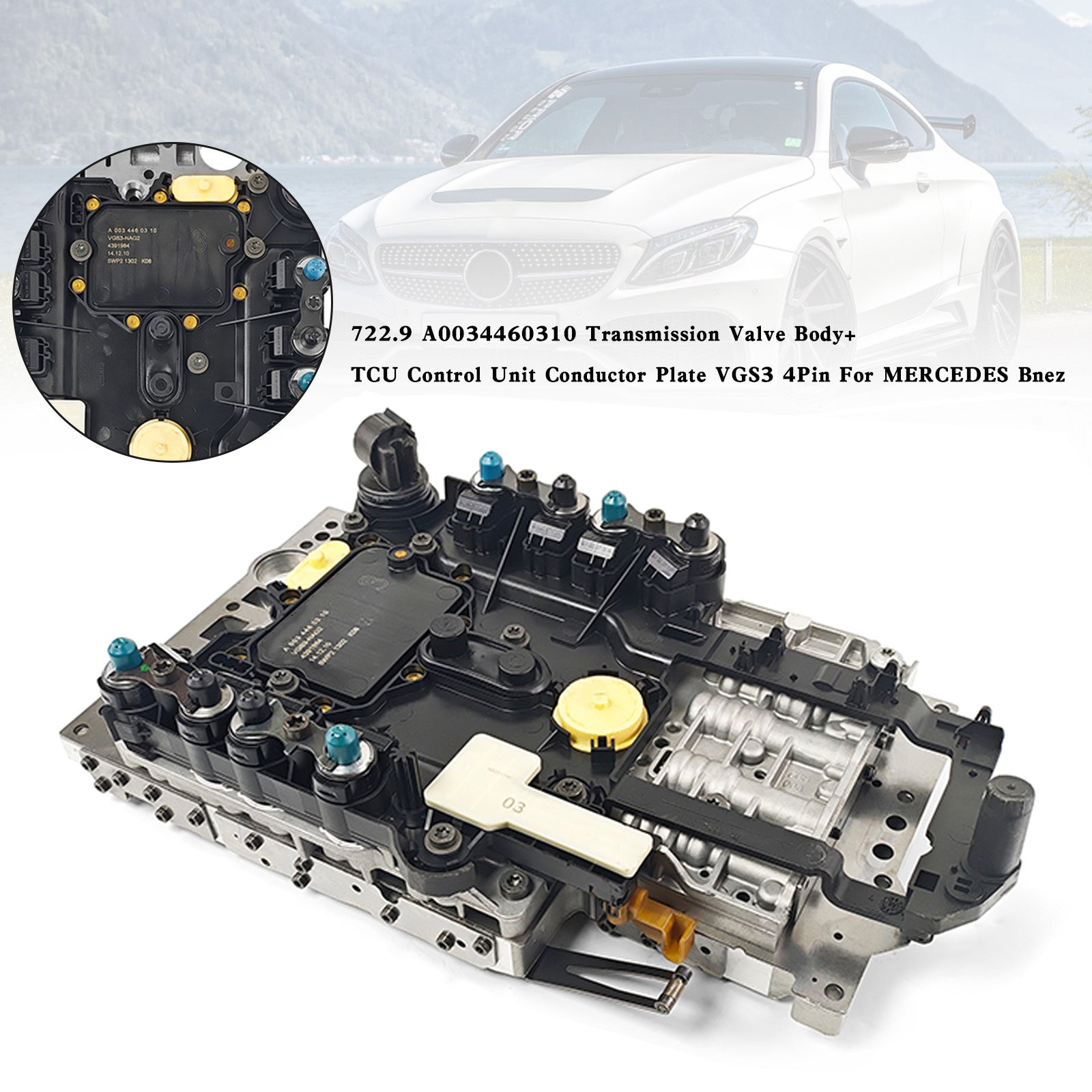 722.9 A0034460310 MERCEDES Bnez용 변속기 밸브 바디+ TCU 제어 장치