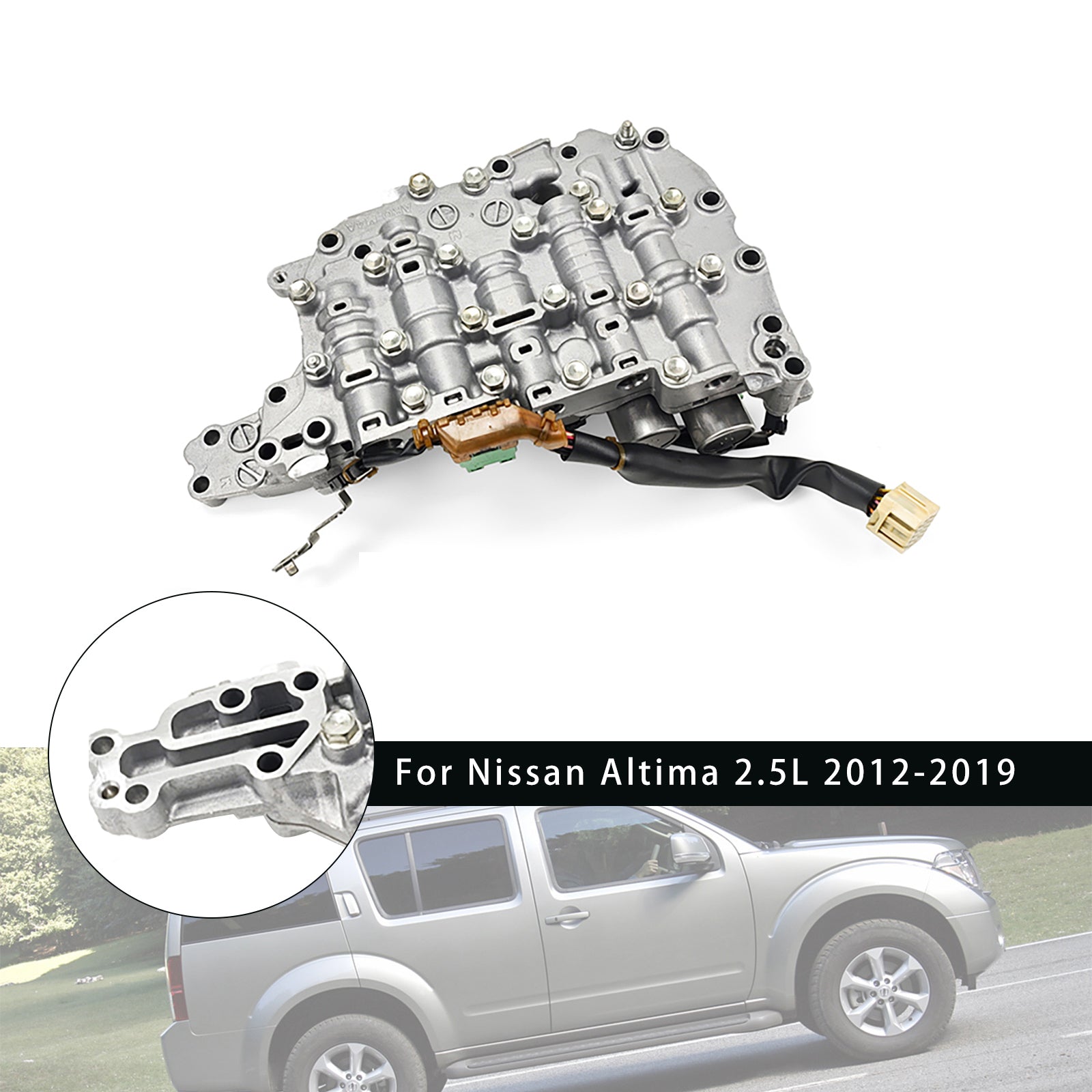 JF016E CVT Transmission Valve Body with Solenoids For Nissan Altima 2.5L 12-2019
