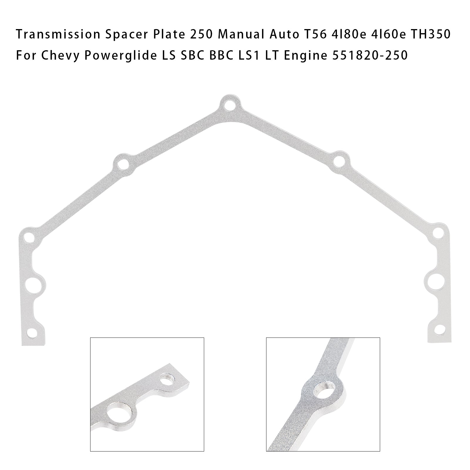 Transmission Spacer Plate 250 Manual Auto For Chevy Powerglide Engine