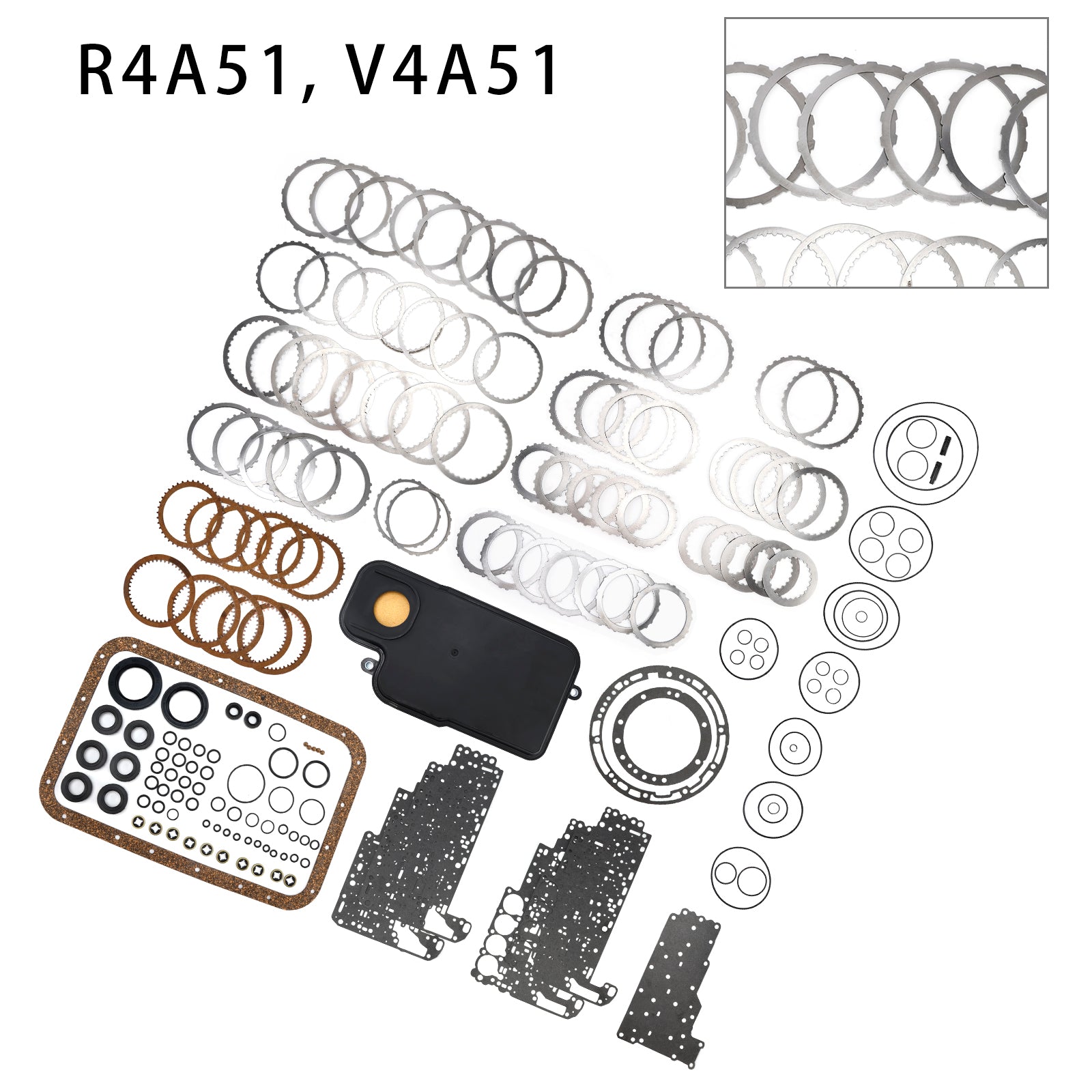 2000-2004 MITSUBISHI PAJERO WAGON L4 2.8LNew Transmission Master Rebuild Kit V4A51 R4A51