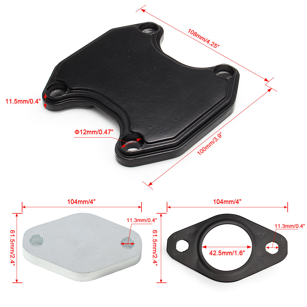 EGR Delete Kit For Dodge Ram 3500 4500 5500 6.7L Cummins 2013-2023 Cab & Chassis Generic