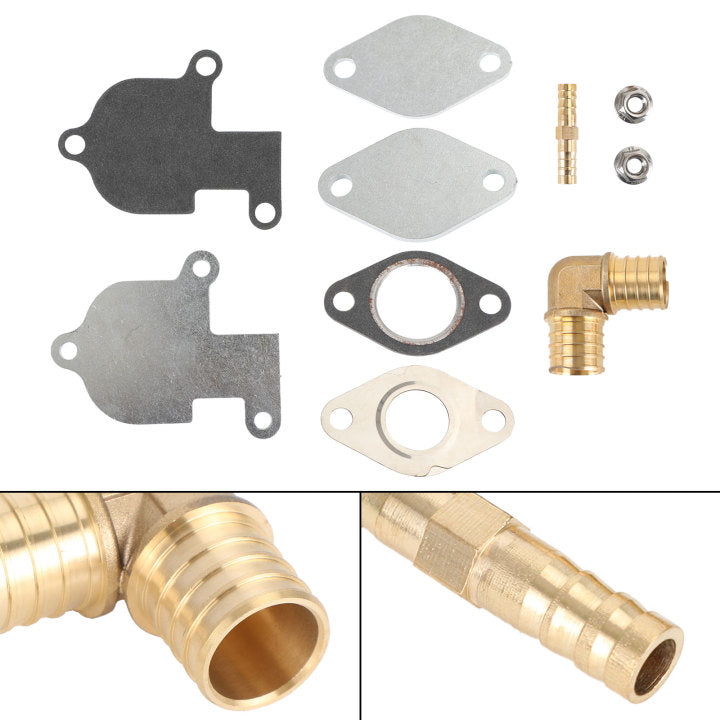 EGR Block Off Delete Kit Anodized Plate Fit For Volkswagen New Beetle 04~06 Golf/GTI MK4 04~06 Jetta MK4 04~05 Passat B5 04~05