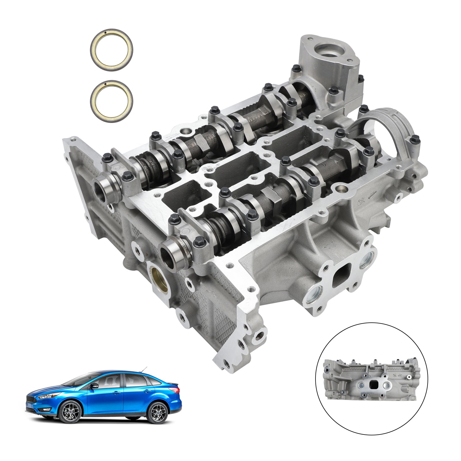 Ford Focus 2015-2018 1.0L (Turbo) Cylinder Head CM5G6C032CB CM5Z-6049-E