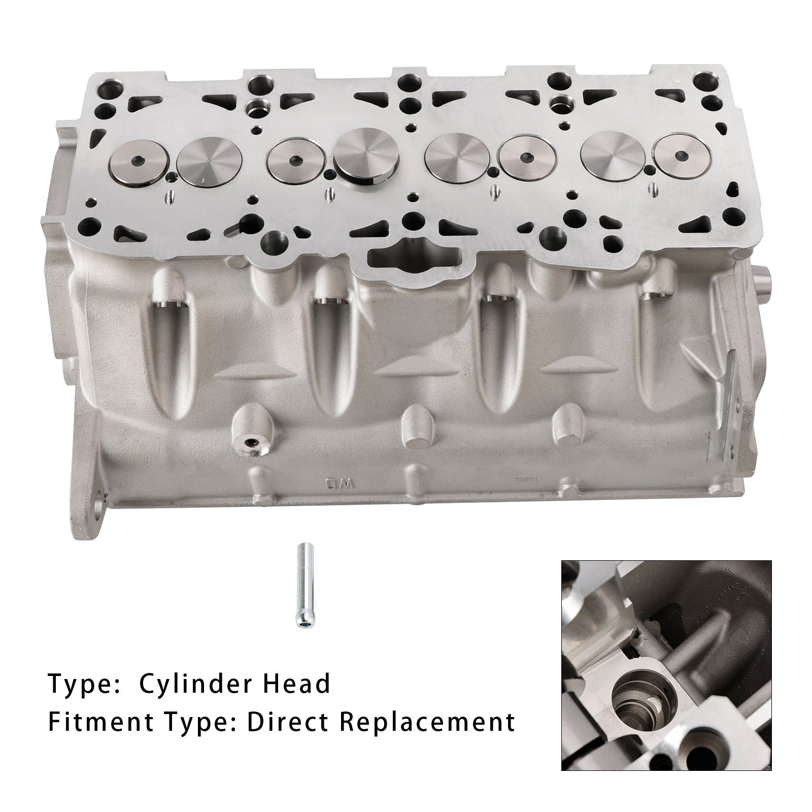 VW Audi SEAT Skoda 1.9L 8V Pump Nozzle TDI Cylinder Head Complete with Camshaft 038103373R