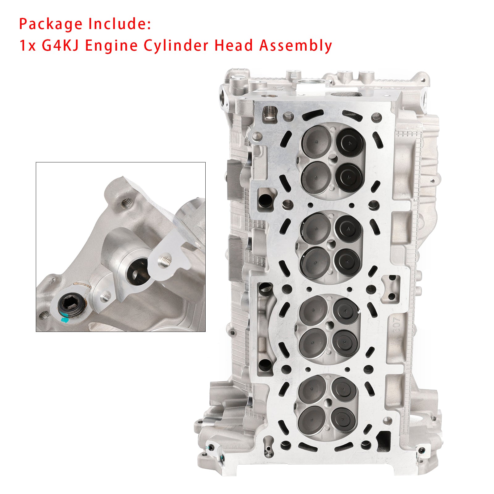 Cylinder Head Assembly w/Head Gasket Bolts Kit G4KJ For Hyundai Kia 2.4L 11-2020