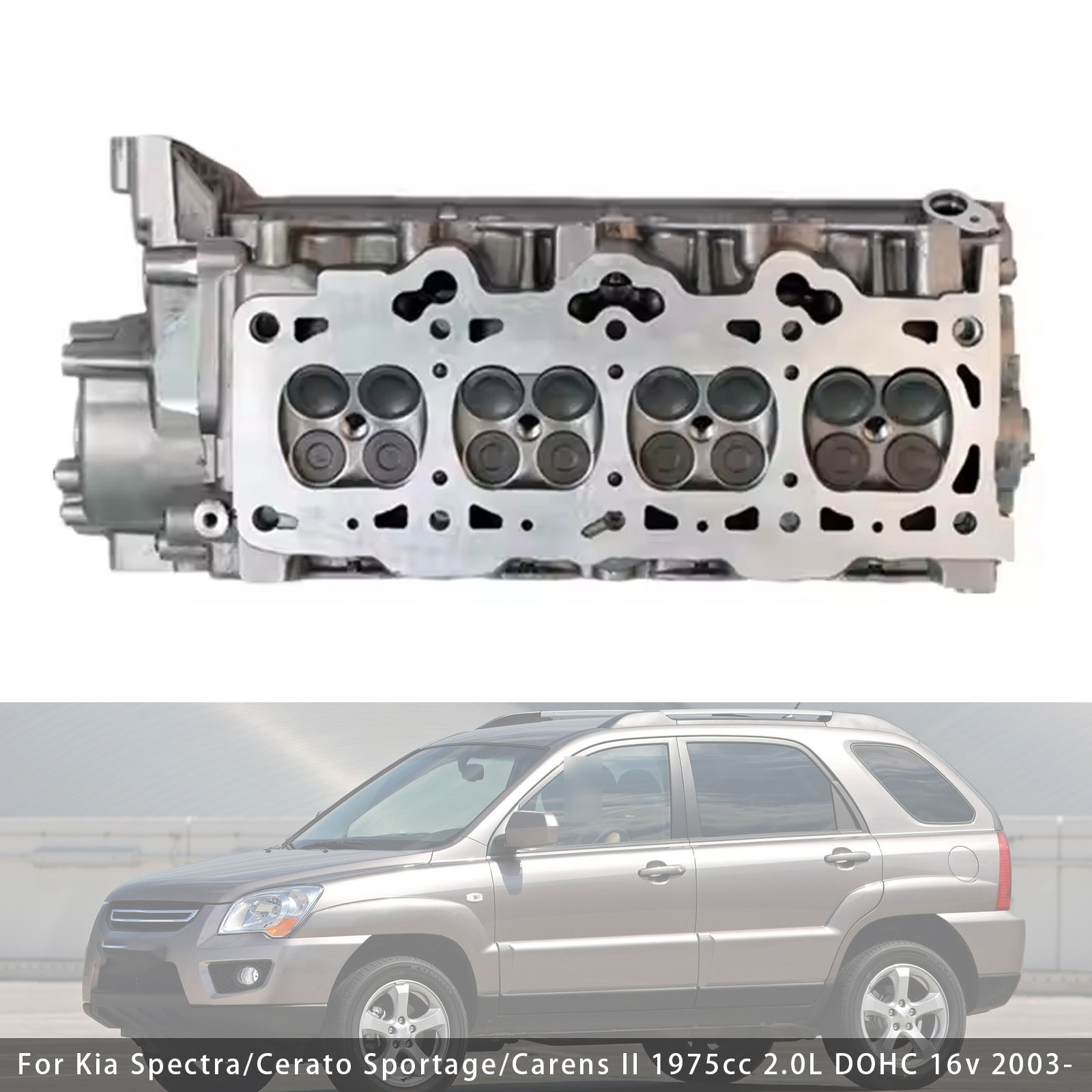 G4GC Cylinder Head Assembly For Hyundai Tucson 2.0 Kia Sportage 2.0 2008-2010