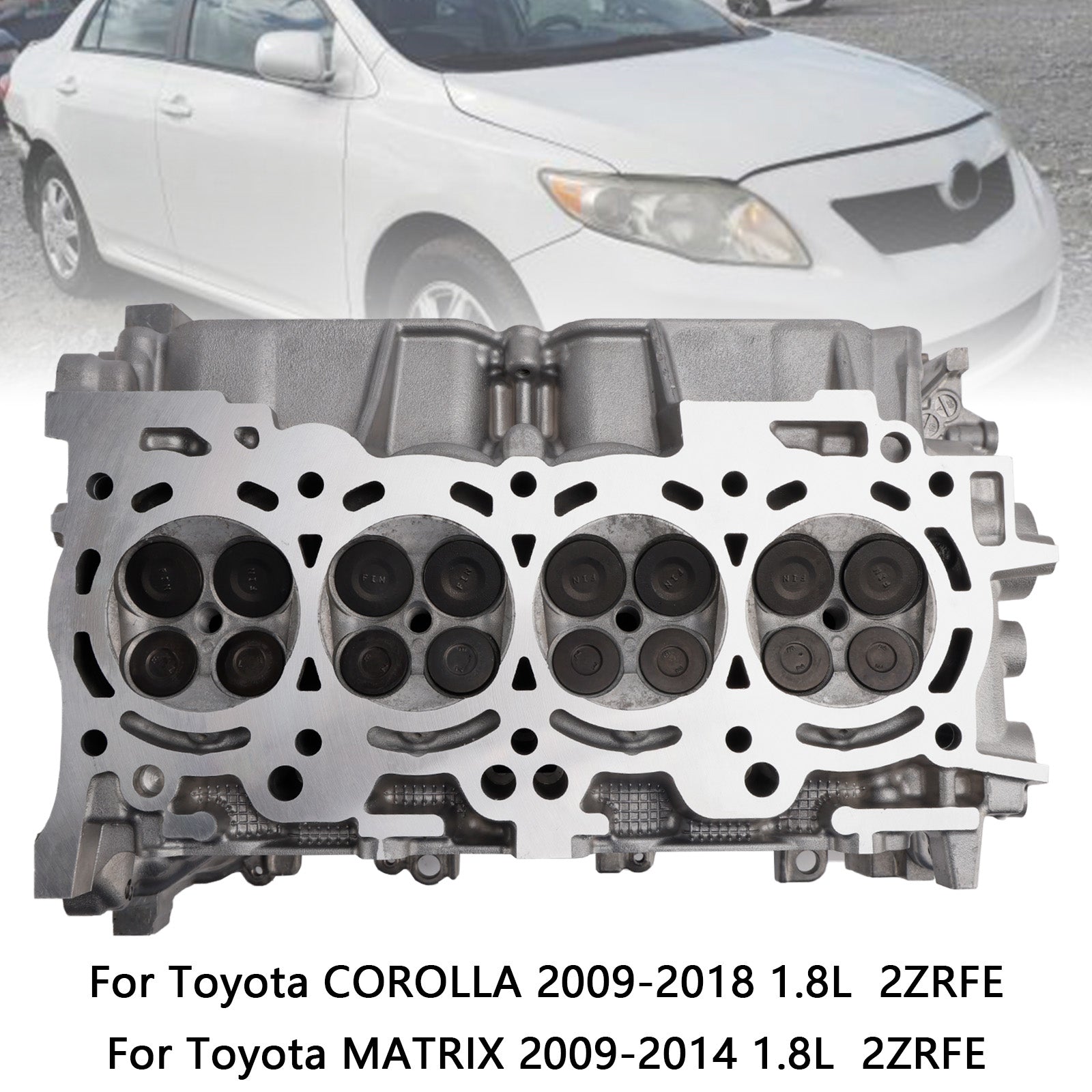 2009-2014 Toyota MATRIX 1.8L Cylinder Head 2ZRFE