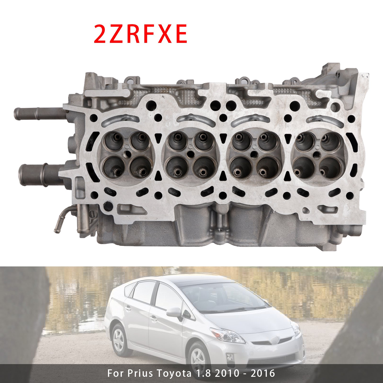 2010-2016 Prius Toyota 1.8 Cylinder Head 2ZRFXE