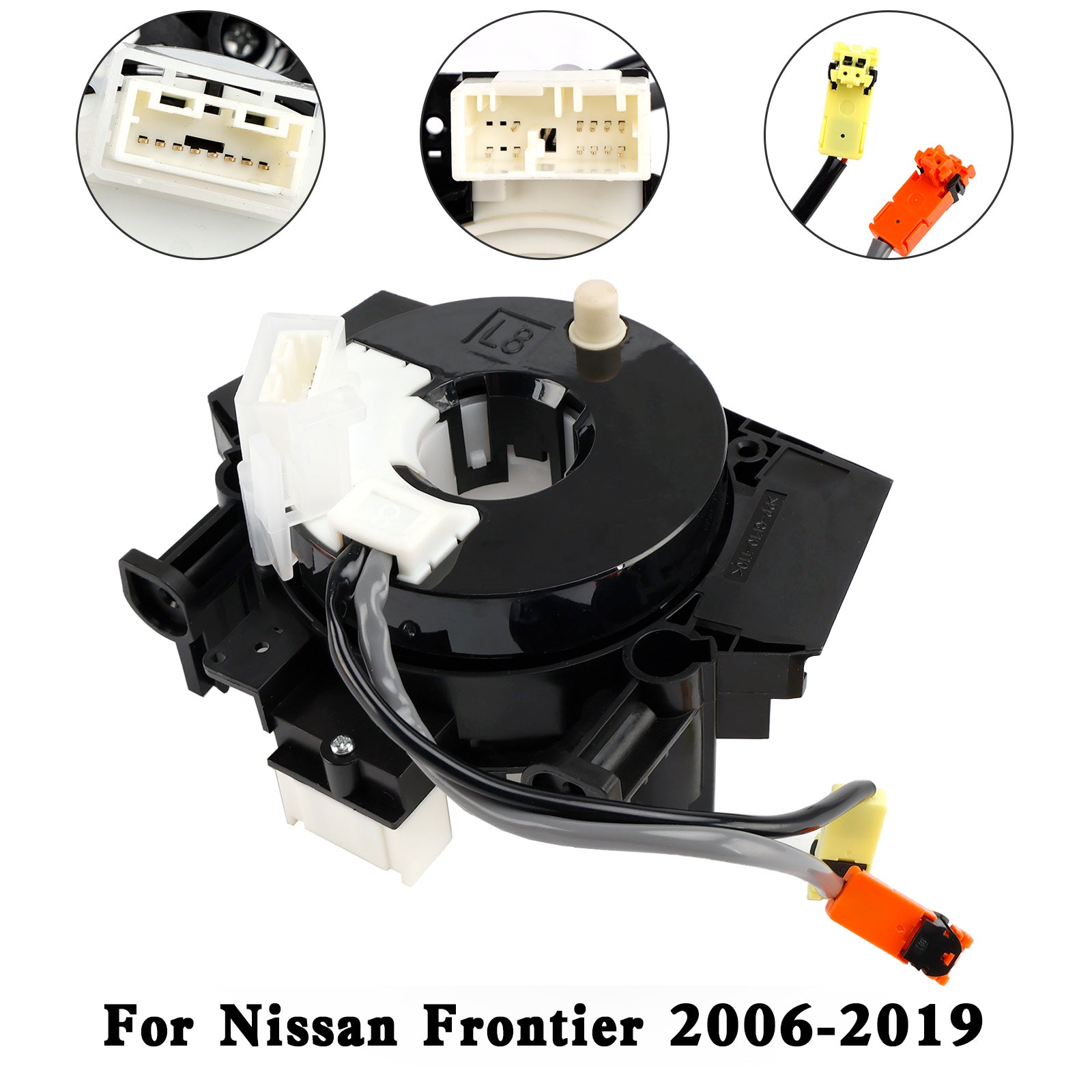 2006-2019 Nissan Frontier 25560-9BH3A Clock Spring+2 Wires Small Open Center