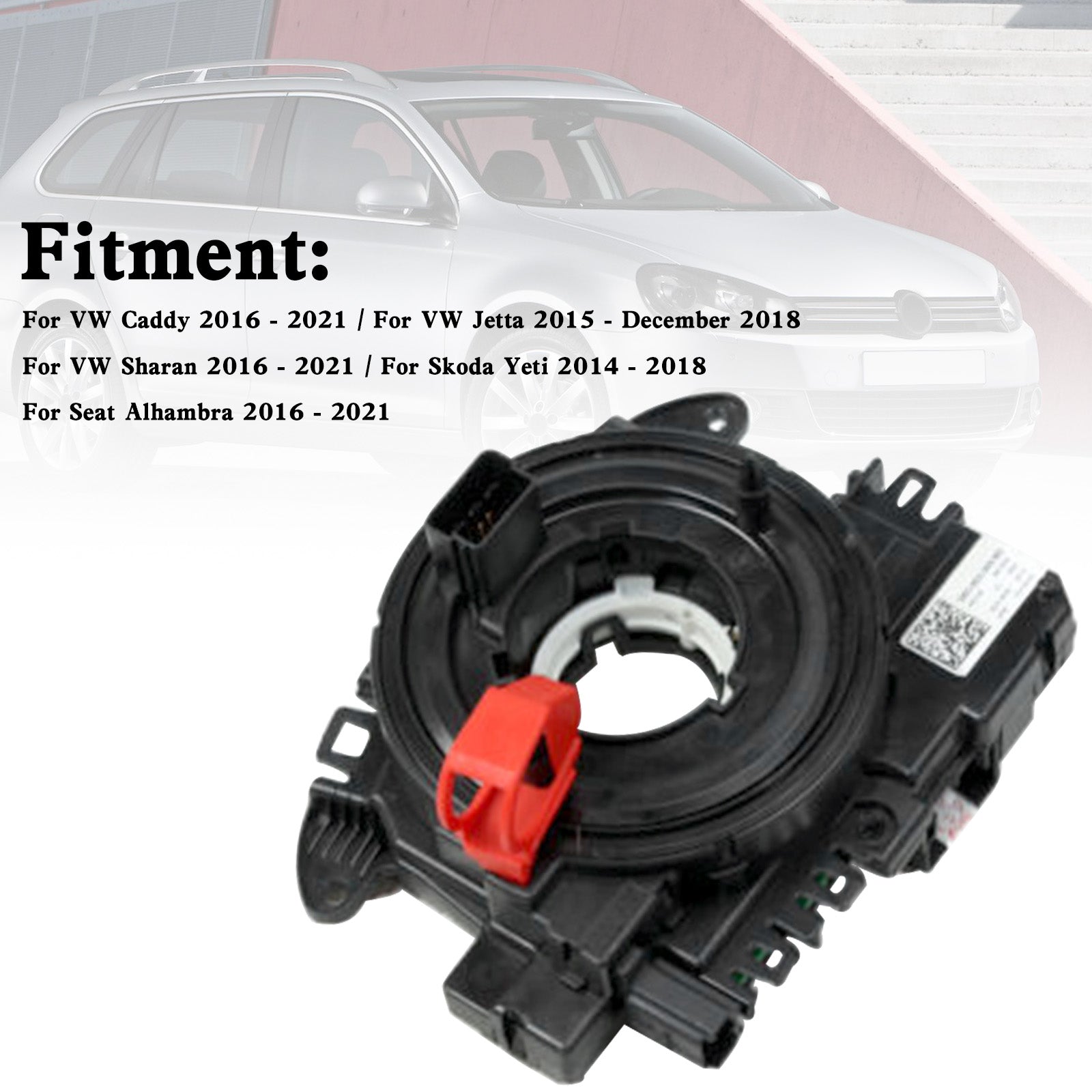 2016-2021 Caddy Sharan Volkswagen Seat Alhambra Steering Wheel Clock Spring 5K0953569BD