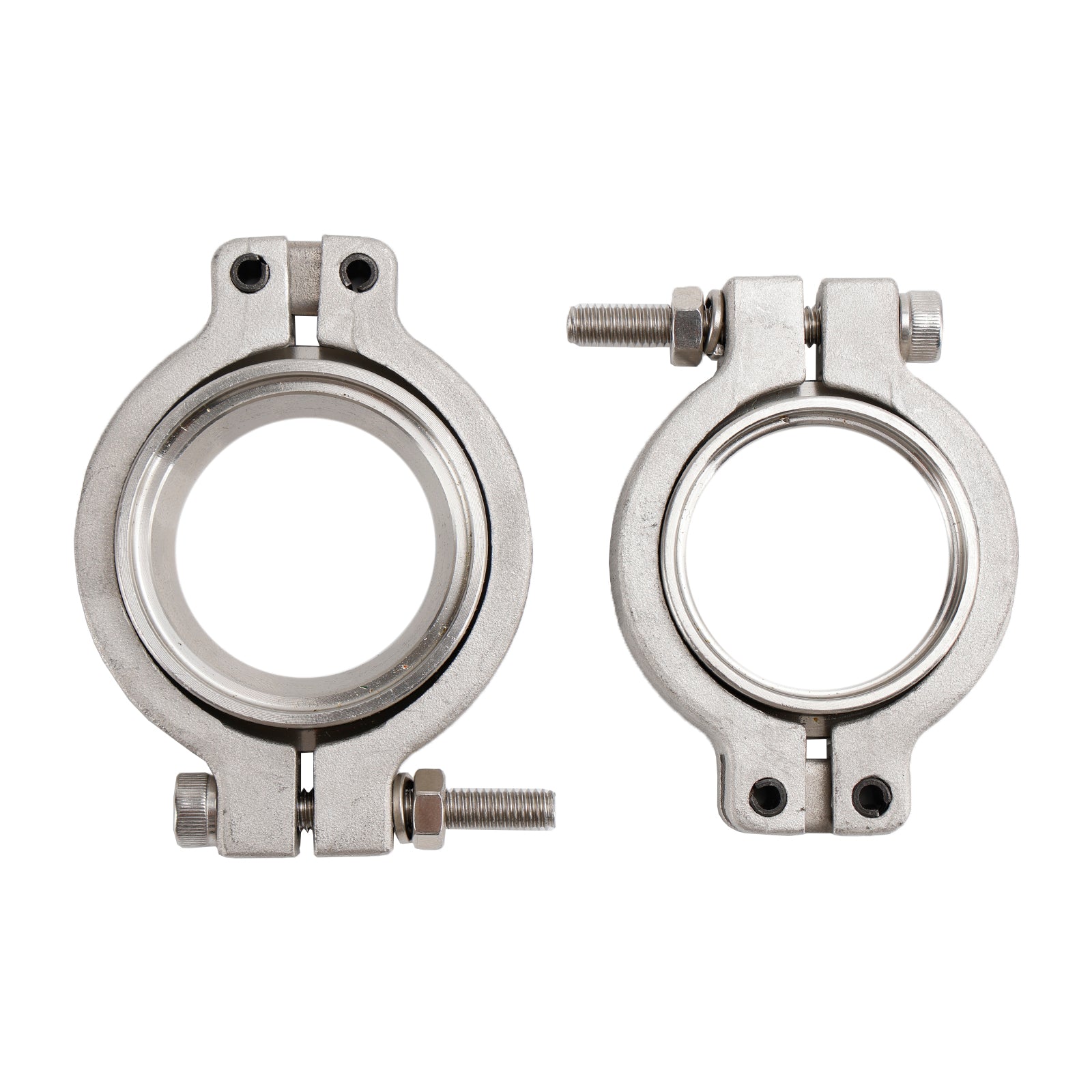 2PC TiAL MV-S 38mm 웨이스트게이트 V-밴드 클램프 세트 키트(나사, 너트, 씰 포함) 일반