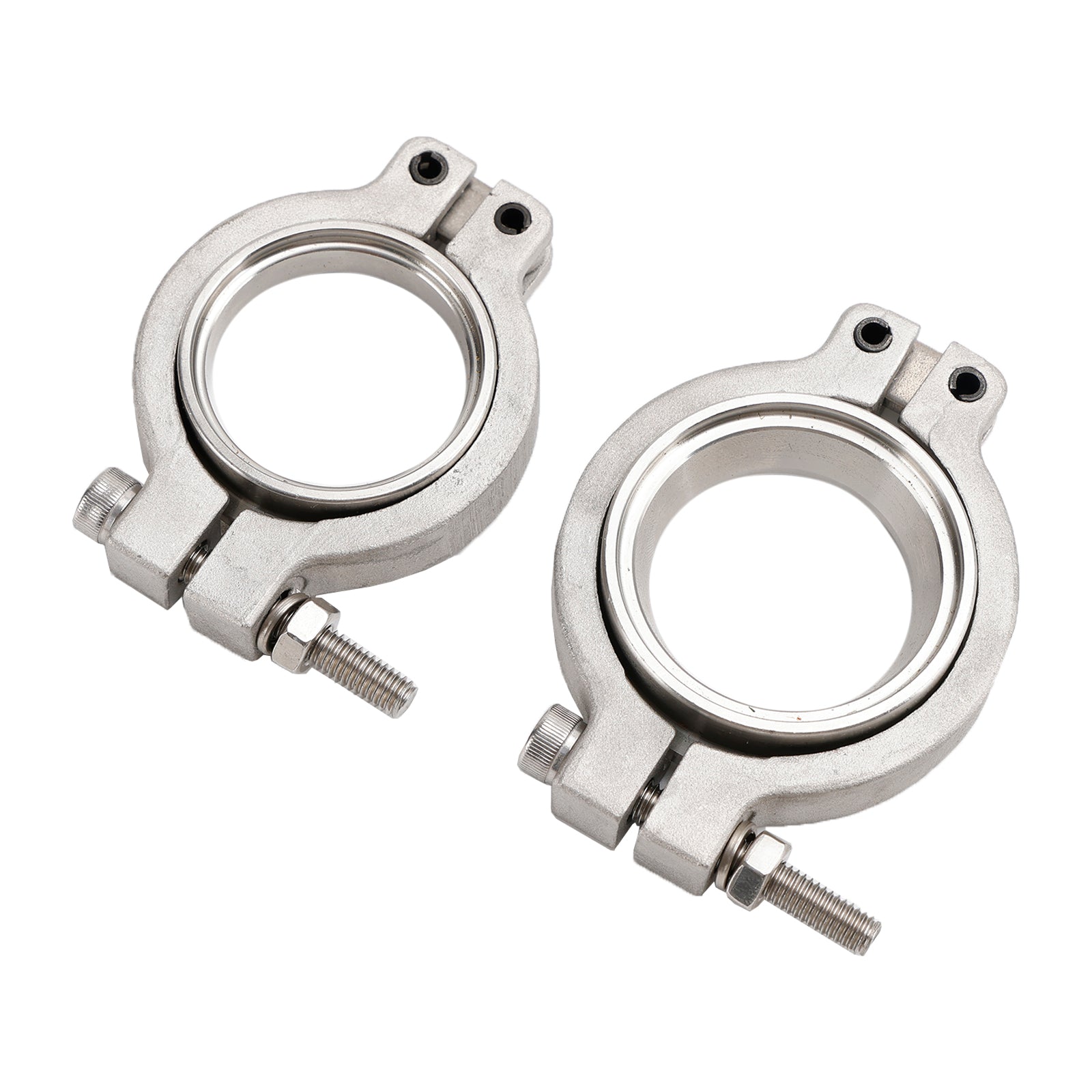 2PC TiAL MV-S 38mm 웨이스트게이트 V-밴드 클램프 세트 키트(나사, 너트, 씰 포함) 일반