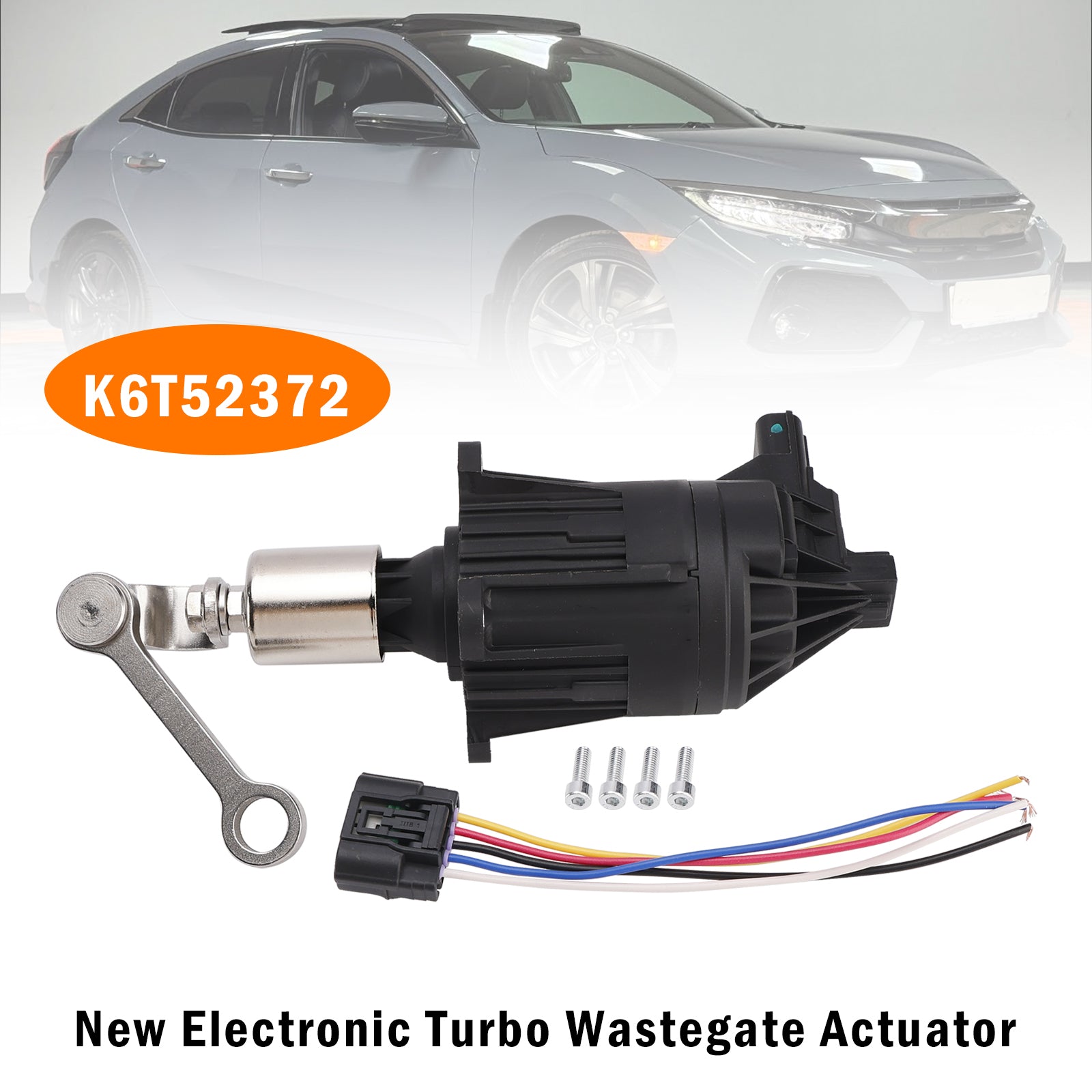 New Electronic Turbo Wastegate Actuator for Honda Civic 1.5L 2016-2019 K6T52372 Generic