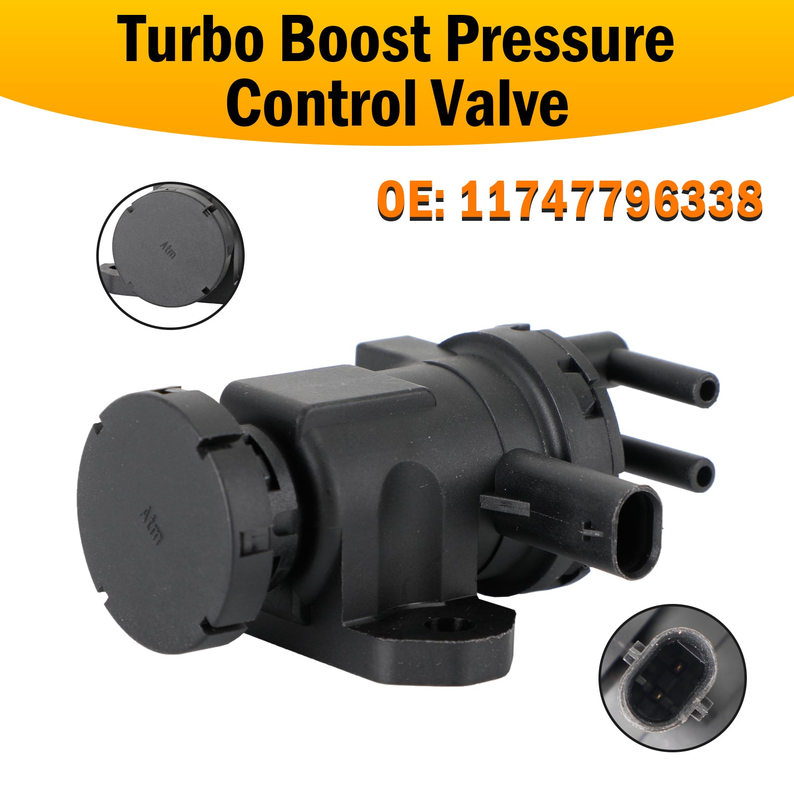 BMW 용 터보 부스트 압력 제어 밸브 1 3 5 6 7 x3 x5 x6 11747796338