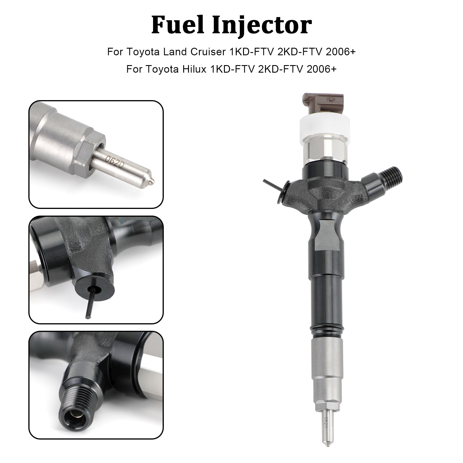 095000-6040 1PCS Fuel Injector 23670-0R020 Fit Toyota Corolla RAV4