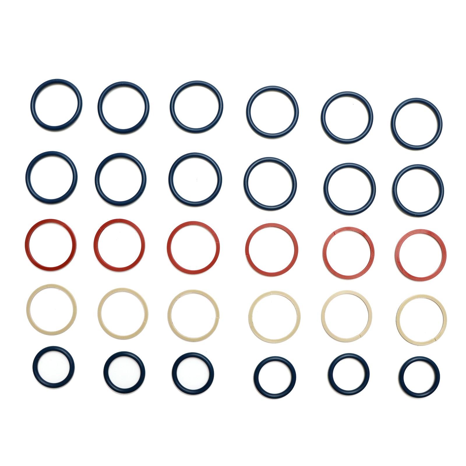 6PCS Fuel Injectors Seal O-Ring Kit Fit Caterpillar C7 Fit CAT C7 External