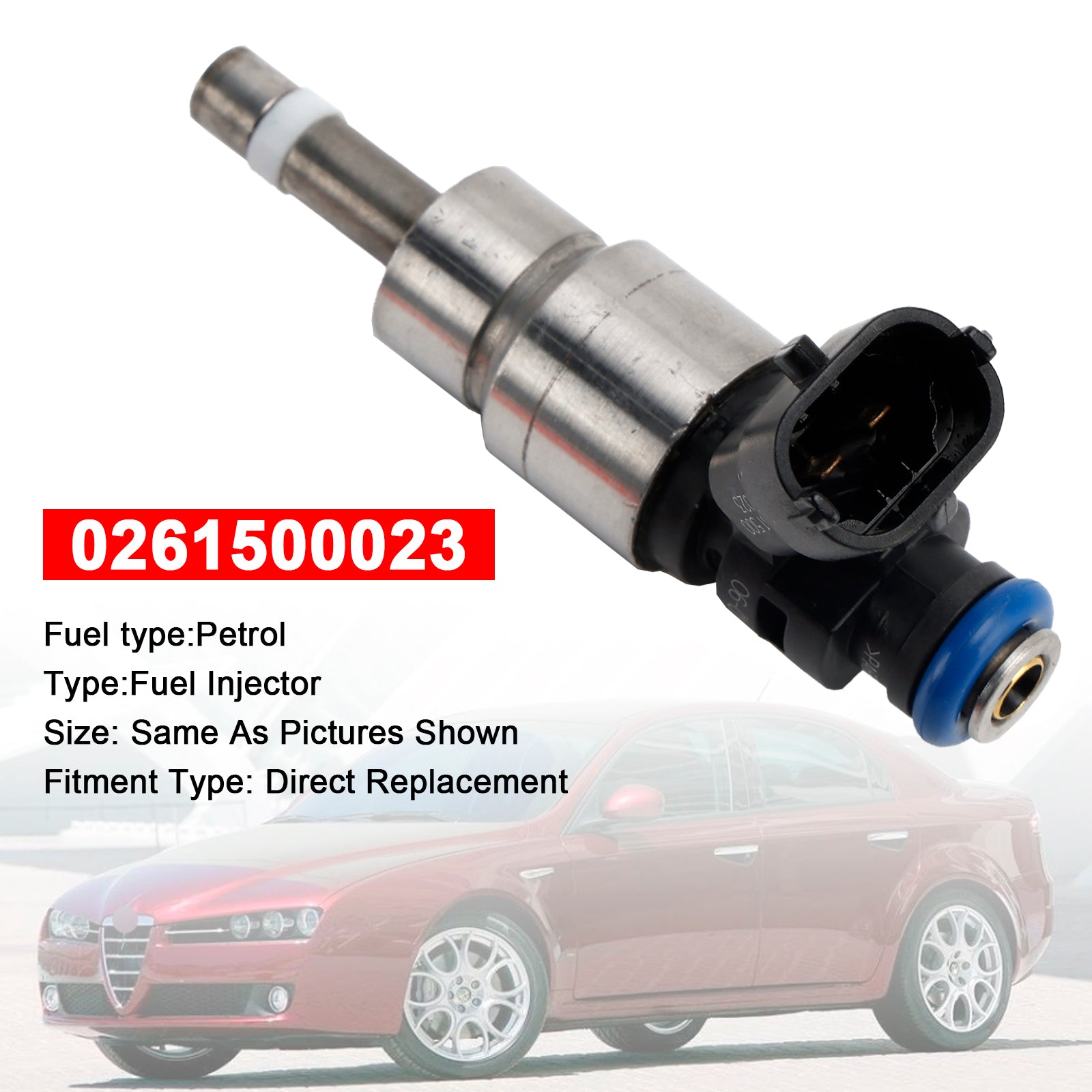 1Pcs Fuel Injector For Alfa Romeo 159 939 Brera Spider 2.2 JTS 0261500023