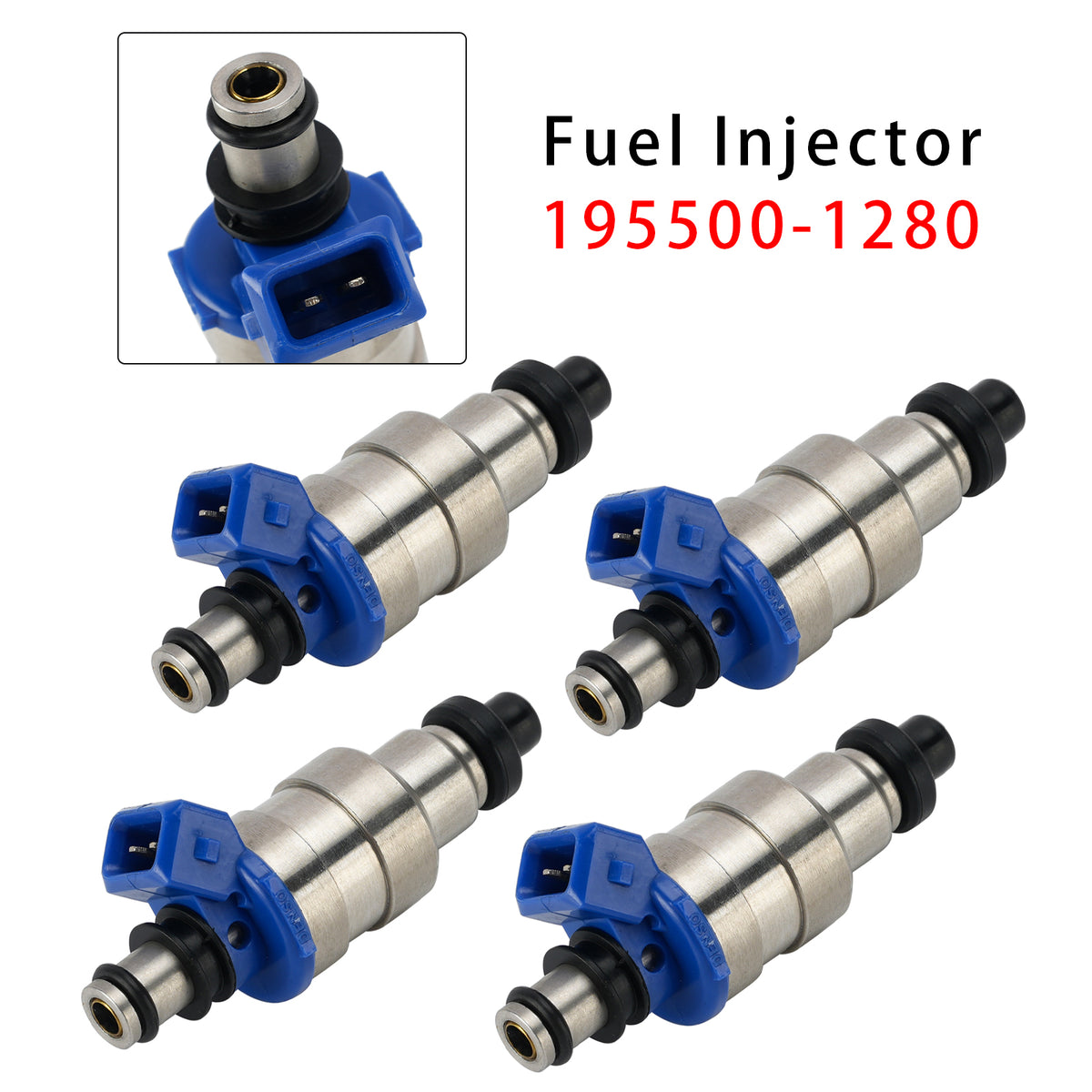 4Pcs Fuel Injector For Mazda MX-6 626 Ford Probe Mercury 1.6L 2.2L 195500-1280