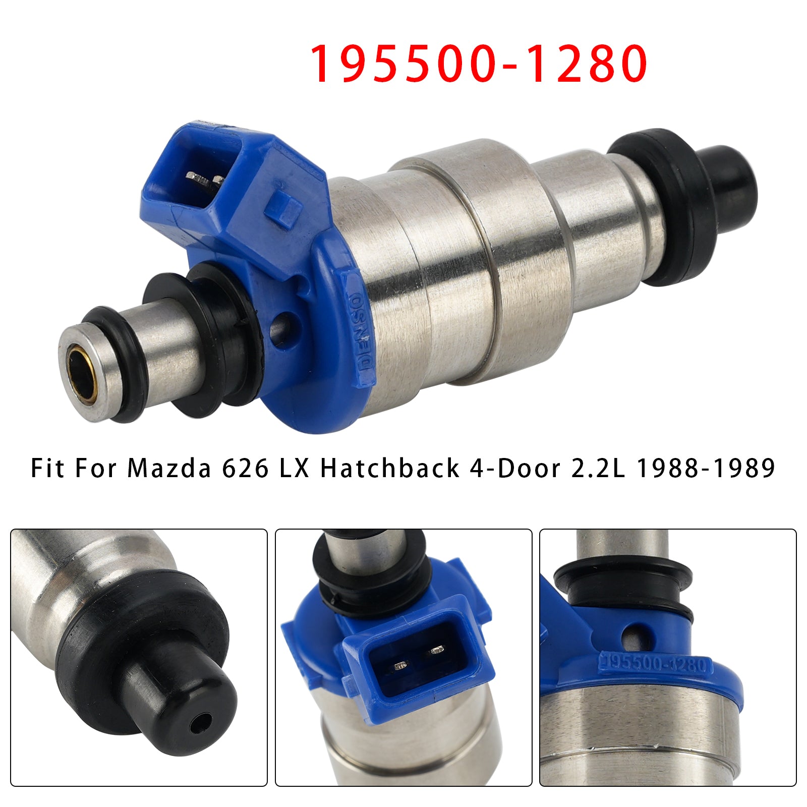 1Pcs Fuel Injector For Mazda MX-6 626 Ford Probe Mercury 1.6L 2.2L 195500-1280