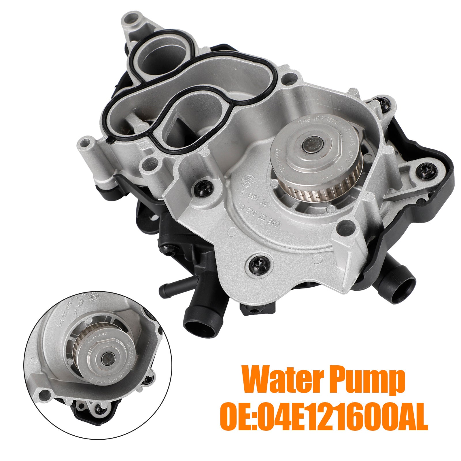 04E121600AL 04E121600BD 04E121121E 04E121042A 04E121600P 04E121600Q Coolant Pump Water Pump Housing Assembly for Audi A3 A1