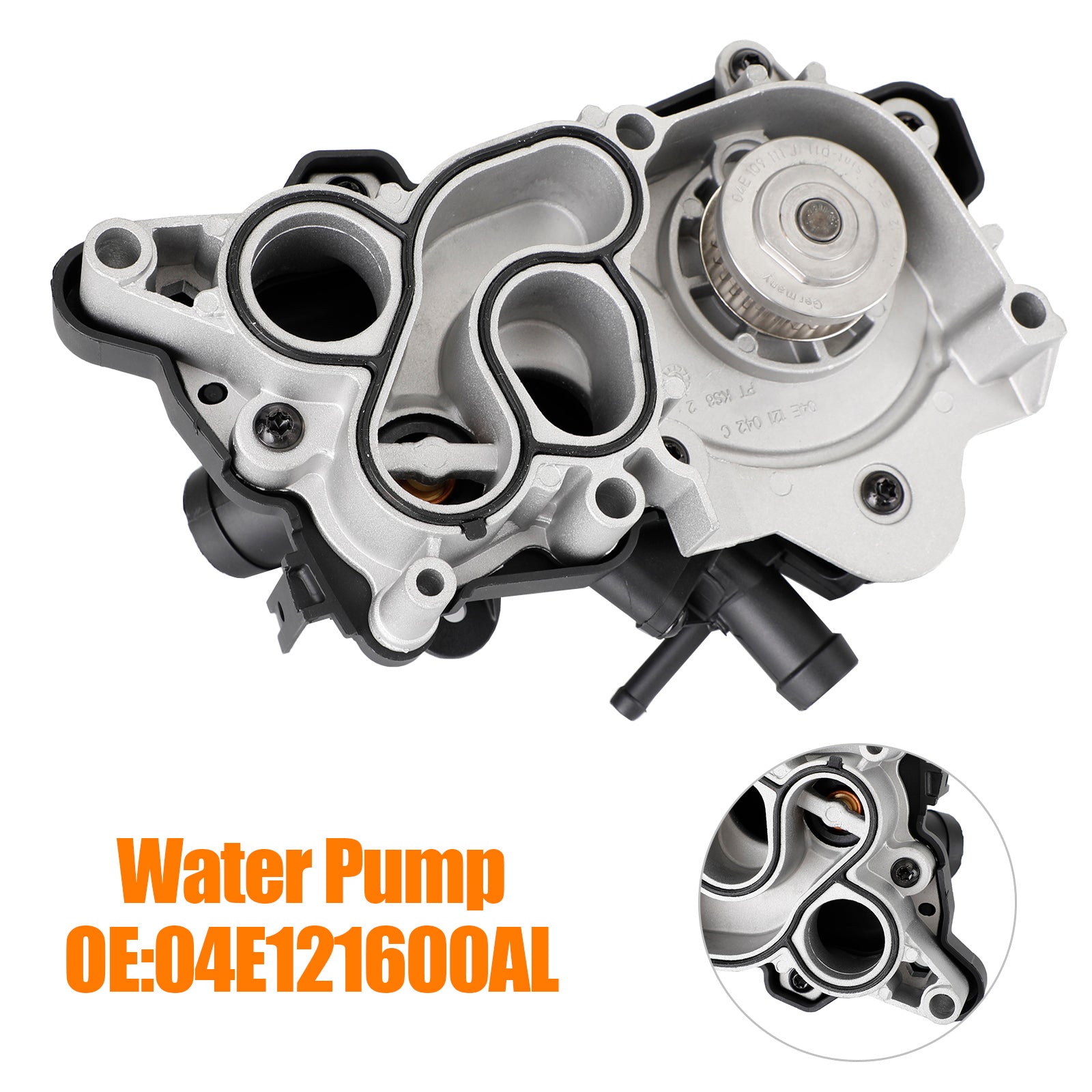 04E121600AL 04E121600BD 04E121121E 04E121042A 04E121600P 04E121600Q Coolant Pump Water Pump Housing Assembly for Audi A3 A1