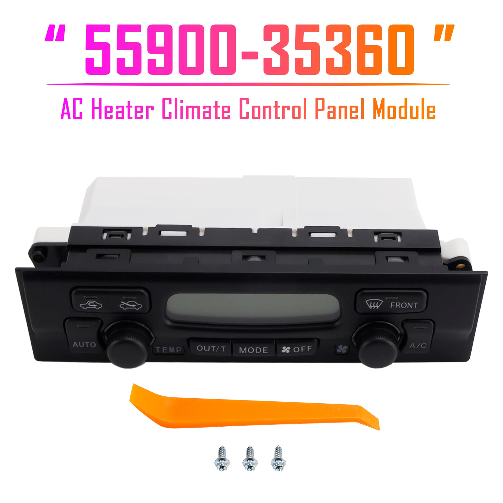 1999-2002 Toyota 4Runner AC Heater Climate Control Panel Module 55900-35360